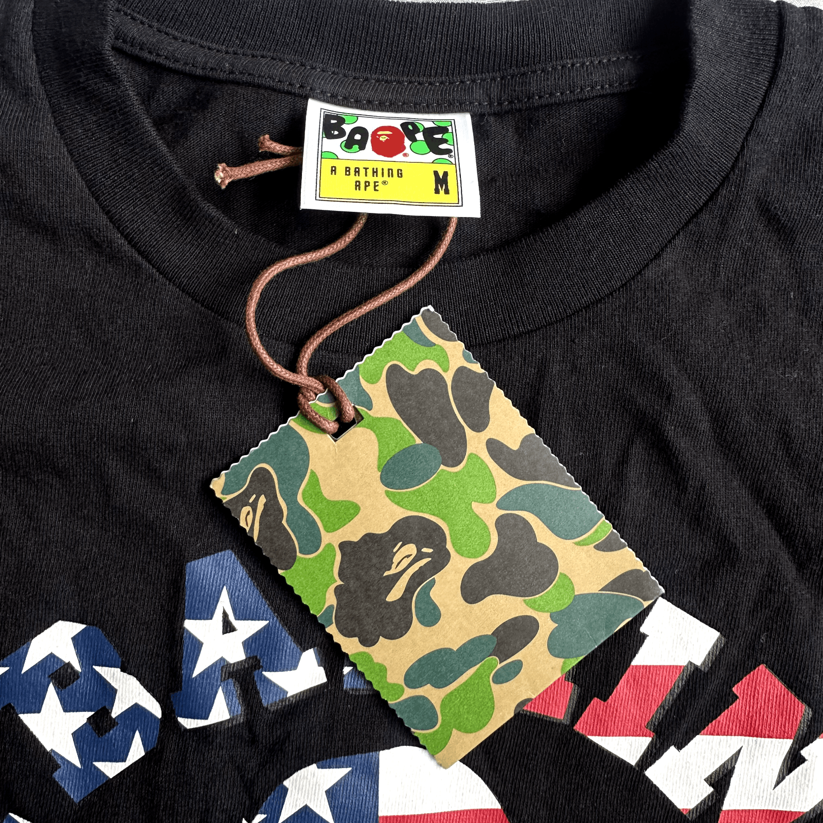 Bape BAPE Black USA Shirt Front Logo Size Medium Size US M / EU 48-50 / 2 - 3 Thumbnail