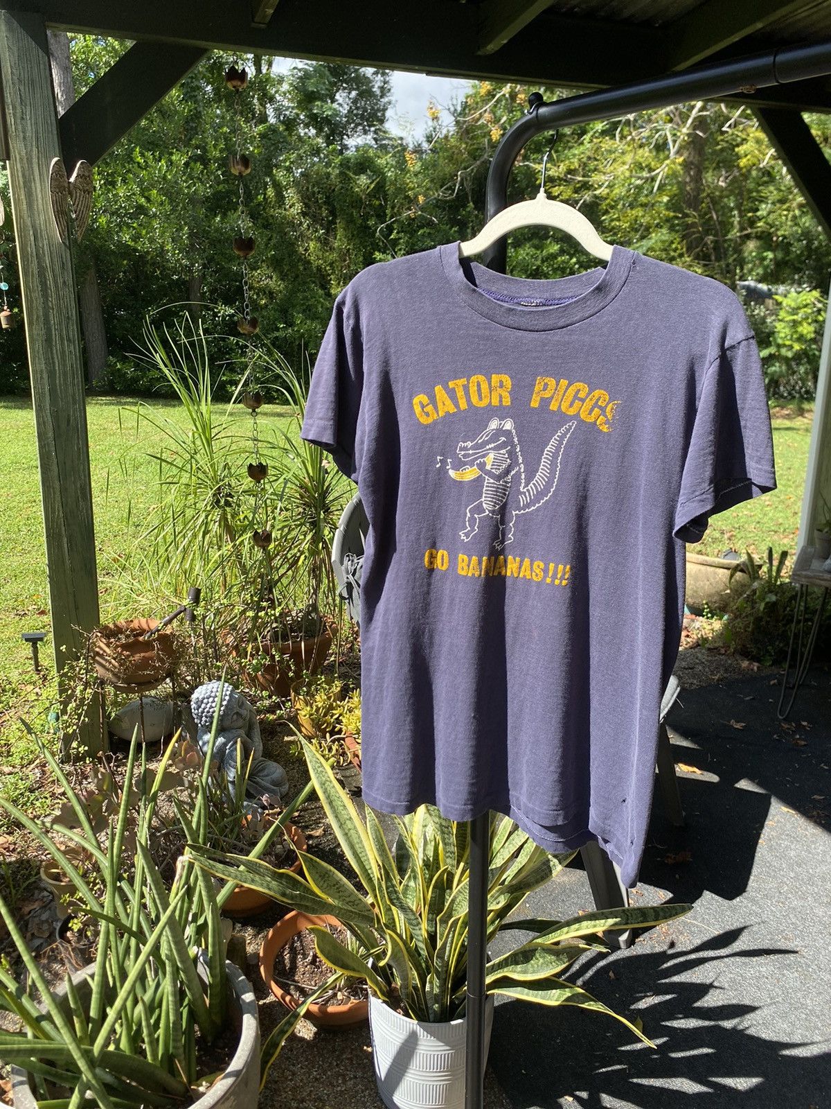 Other True Vintage 80’s Single Stitch Navy Gator Graphic Tee Small Size US S / EU 44-46 / 1 - 3 Thumbnail