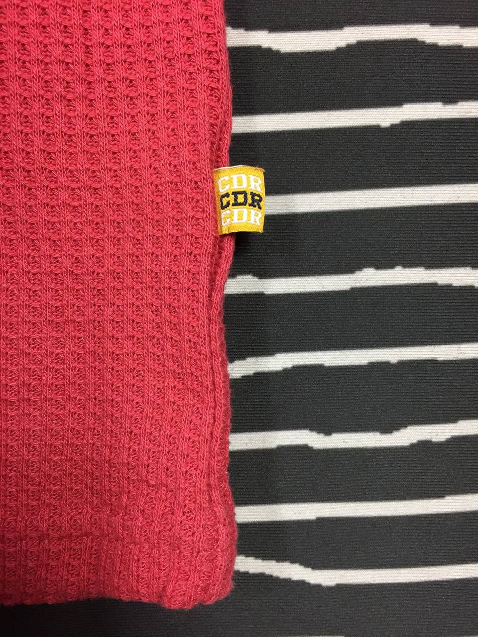 Japanese Brand × Vintage Mono-Mart Codderr Embroidered Logo Oversized Waffle Tee Size US L / EU 52-54 / 3 - 5 Thumbnail