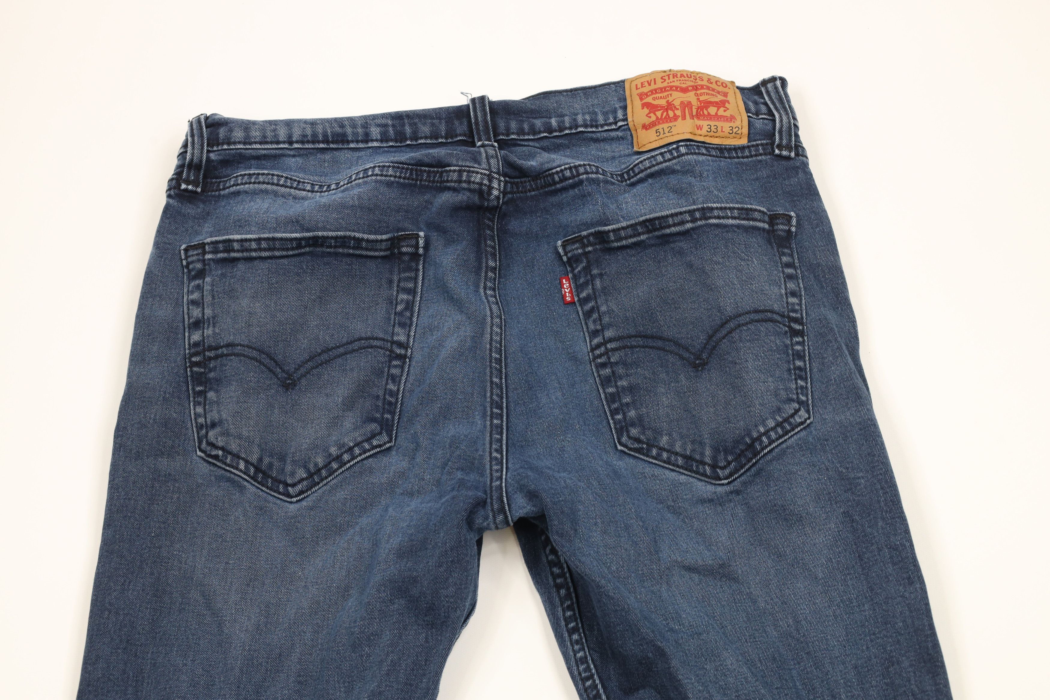 Levi's × Vintage Vintage Y2K Levis 512 Slim Fit Tapered Leg Denim Jeans Size US 33 - 10 Thumbnail