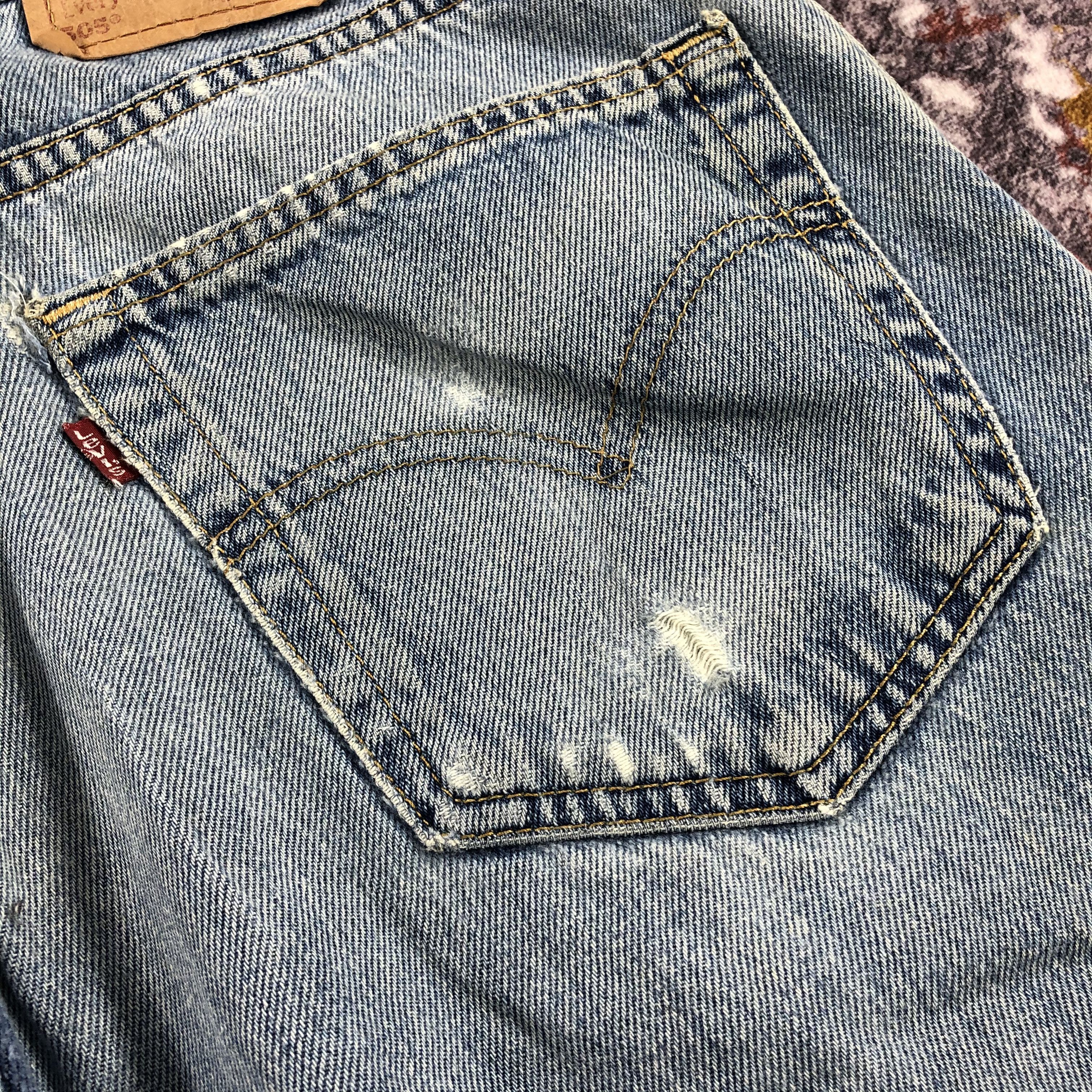Levi's × Vintage Vintage 90s Ripped Levis 505 Jeans-JM2451 Size US 34 / EU 50 - 7 Thumbnail