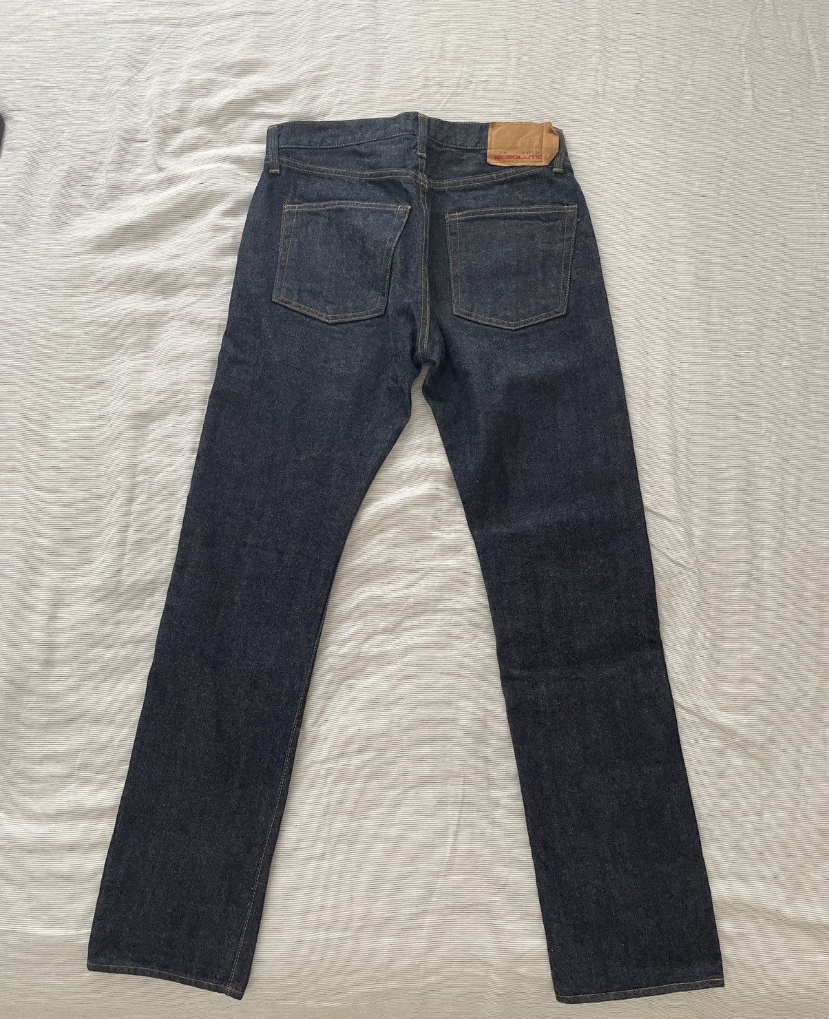 RESOLUTE Resolute 710 Selvedge Denim Jeans W33 L36 Size US 33 - 2 Thumbnail