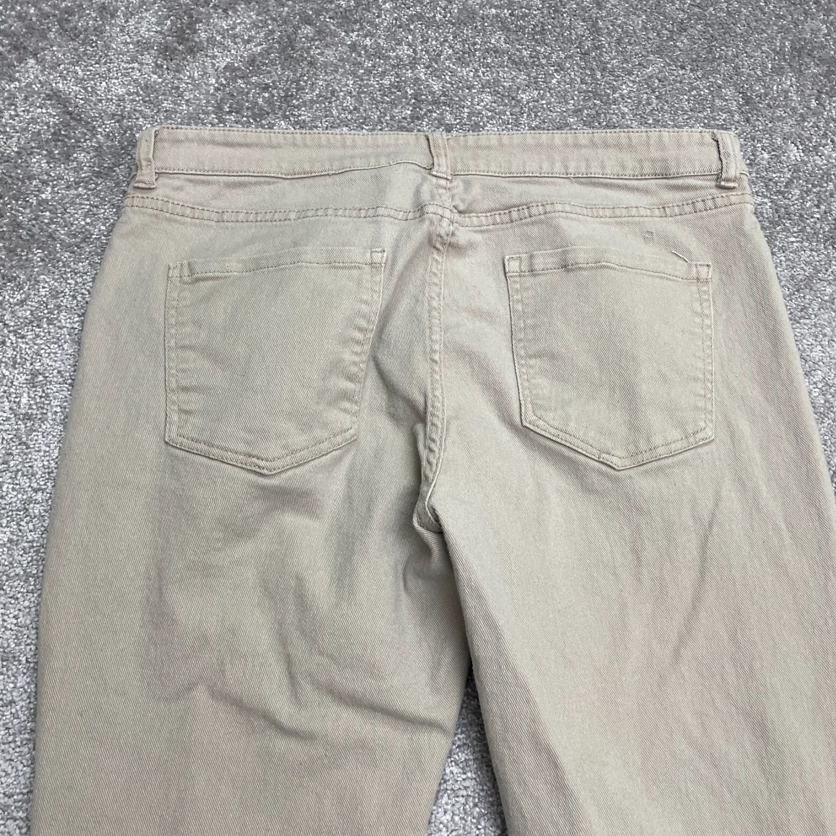 Denime Nova Skinny Denim Jeans Mens 36 Khaki Brown Mid Rise Stretch Casual 36x33 Size US 36 / EU 52 - 4 Thumbnail
