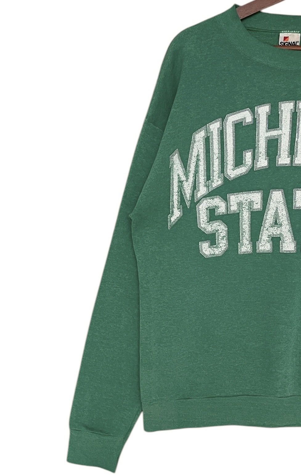 Vintage Vintage Michigan State Sweatshirt Made In Usa 1990s Size US XL / EU 56 / 4 - 3 Thumbnail