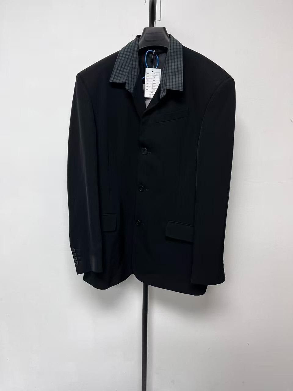 Balenciaga Balenciaga Solid Single-Breasted Blazer Size US XXS / EU 40 - 1 Thumbnail