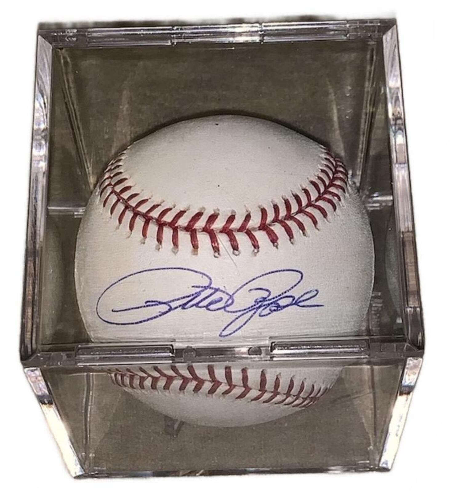 Other Pete Rose Auto Official Major League Baseball w Display Case Size ONE SIZE - 1 Thumbnail