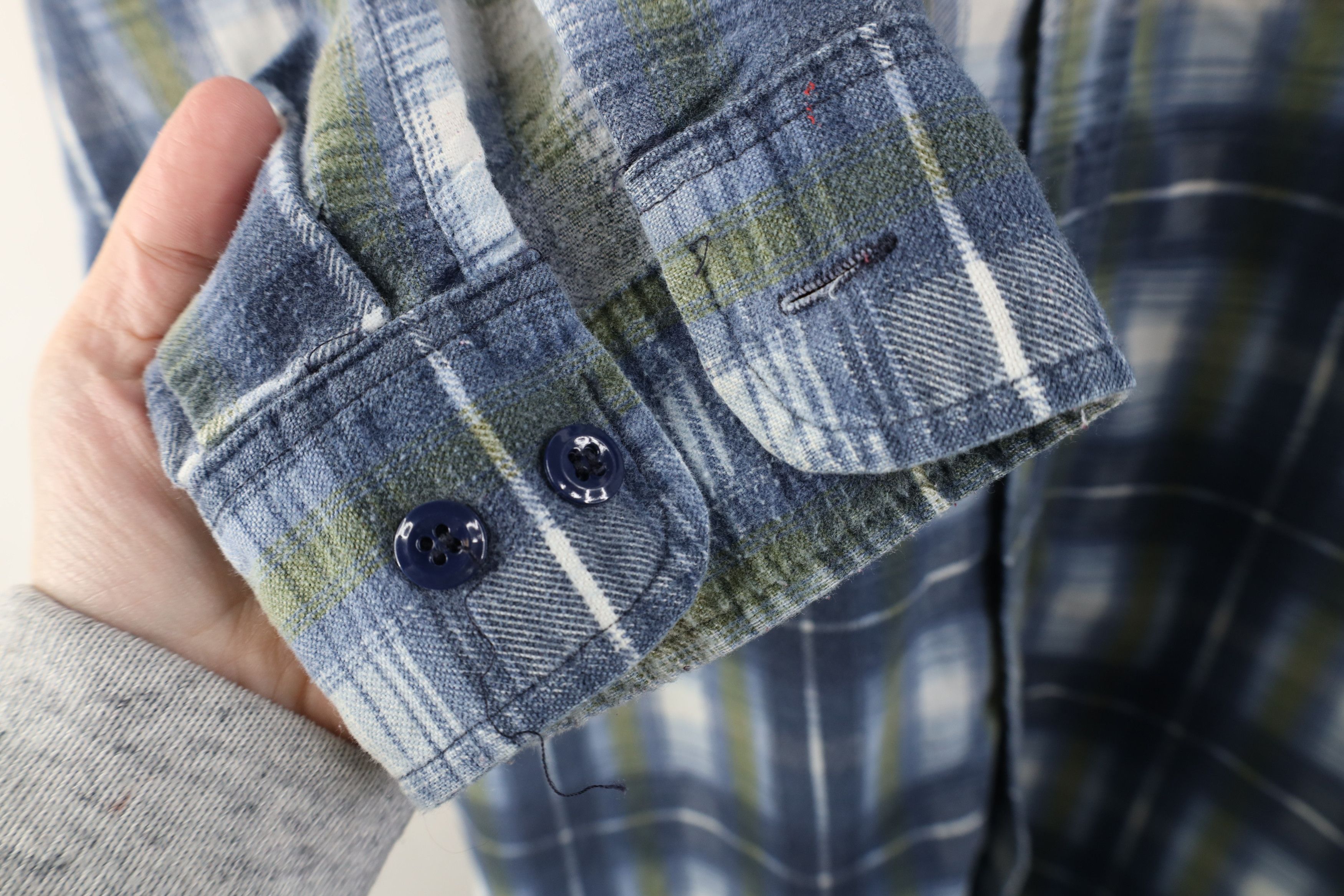 Vintage Vintage 90s Streetwear Flannel Collared Button Shirt Plaid Size US L / EU 52-54 / 3 - 9 Thumbnail