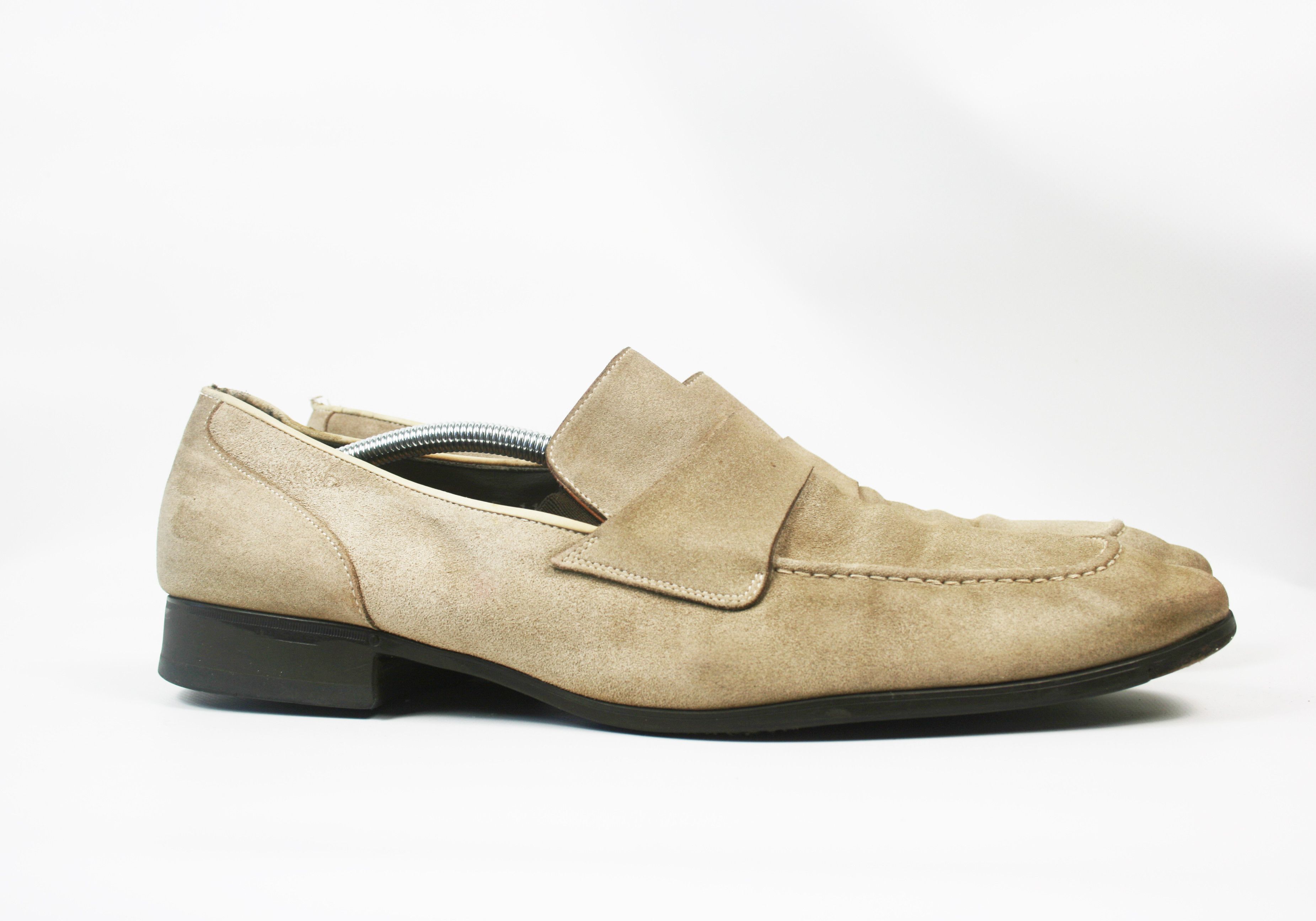 Santoni Carlo Suede Loafers Size US 11 / EU 44 - 2 Thumbnail