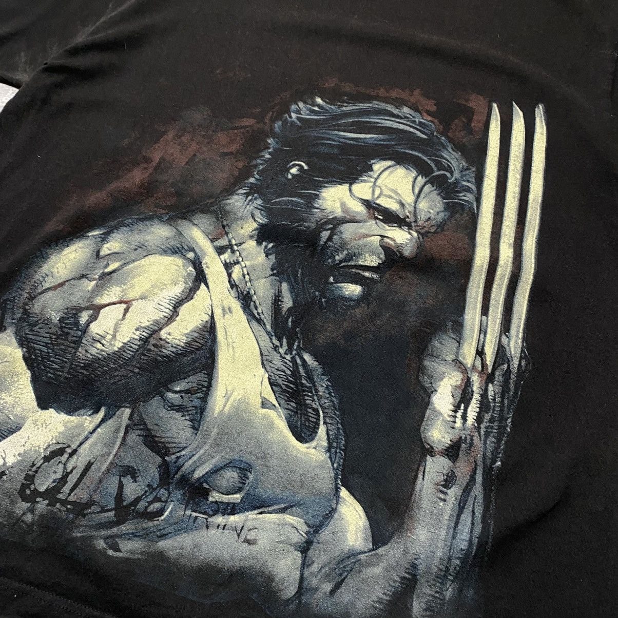 Marvel Comics Vintage 90’s Marvel wolverine Big Logo rare movie tee Size US XL / EU 56 / 4 - 3 Thumbnail