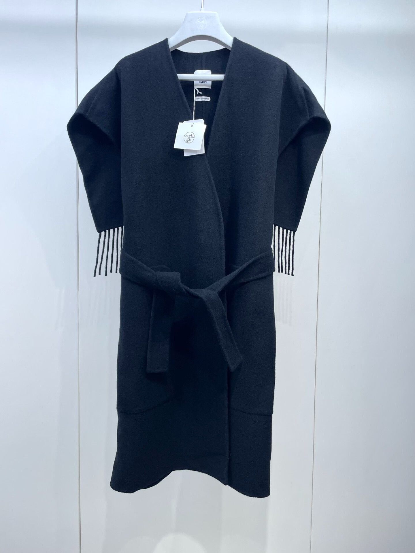 Hermes Hermes Cashmere Fringe Sleeveless Coat Size S / US 4 / IT 40 - 1 Thumbnail