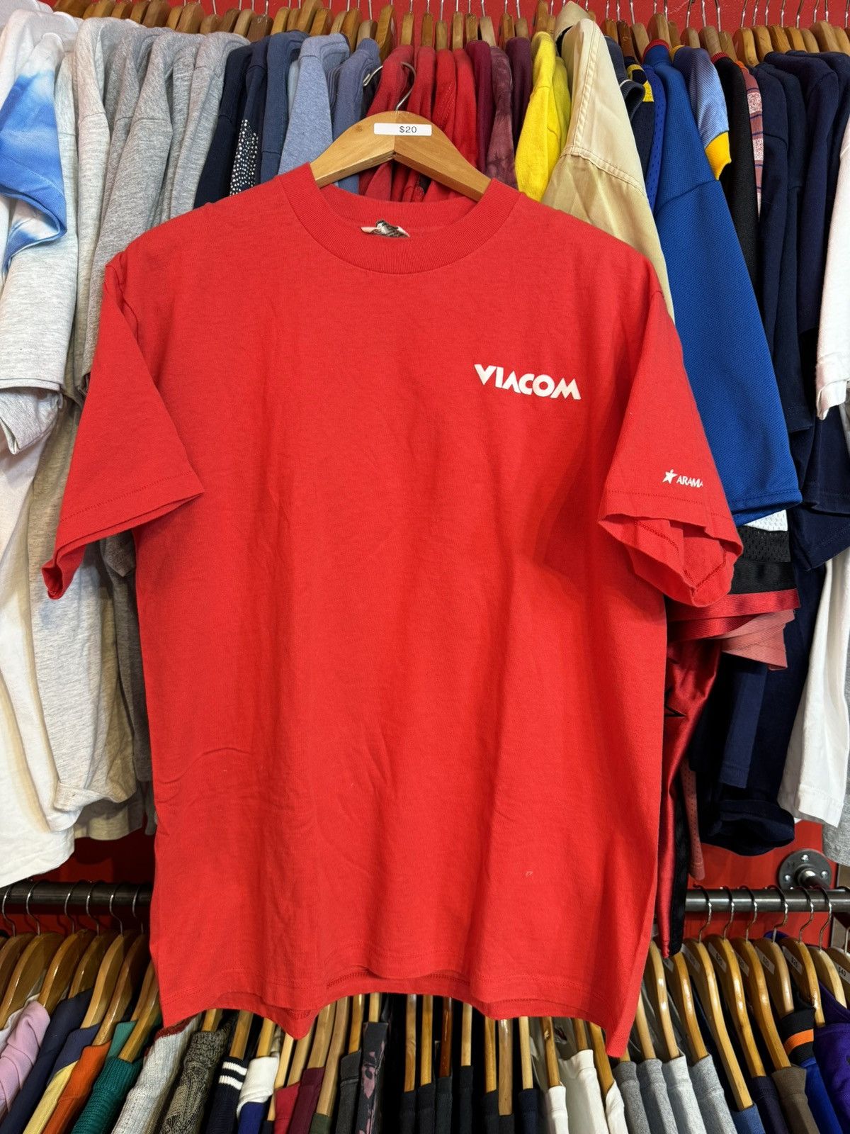 Mtv × Vintage 1986 MTV Viacom Vintage Employee 80’s T-Shirt Size US L / EU 52-54 / 3 - 5 Thumbnail