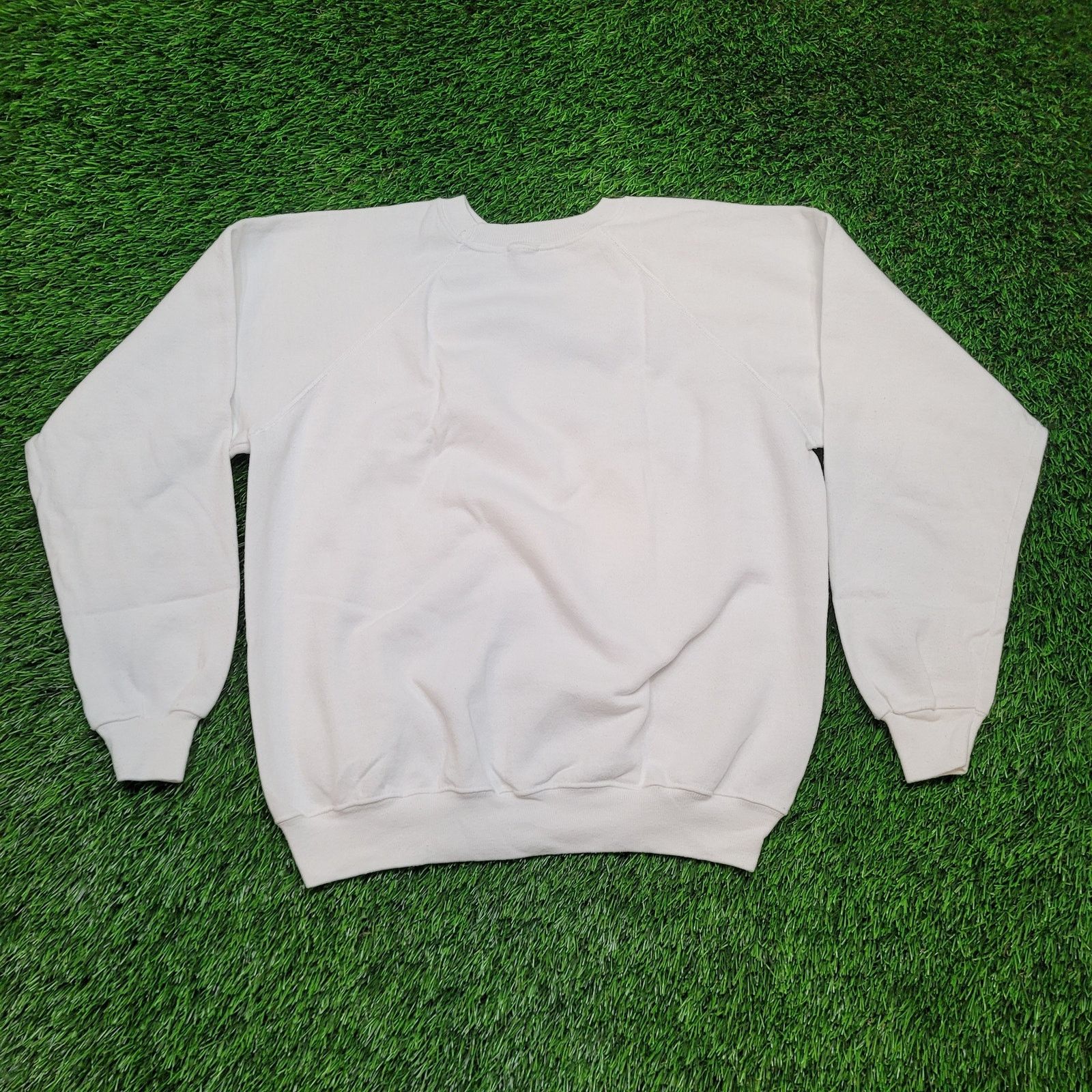 Hanes VTG 90s Hanes USA Funny Moon Butt Graphic Sweatshirt Boxy L Size US L / EU 52-54 / 3 - 3 Thumbnail