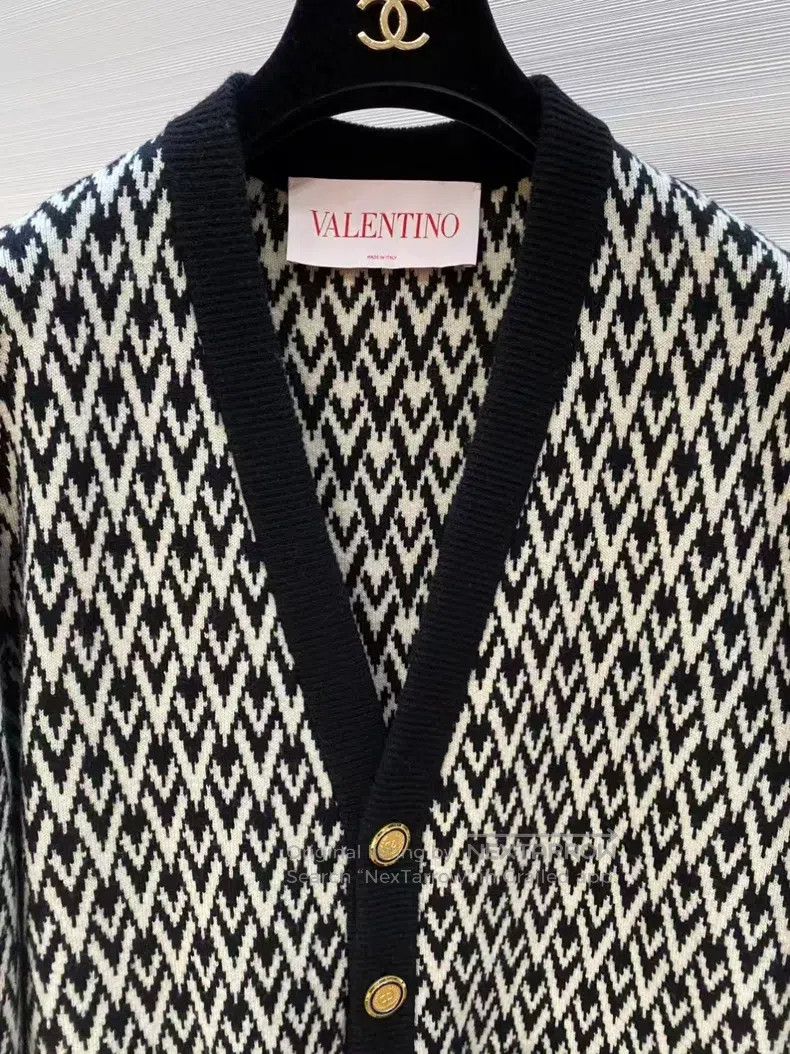 Valentino Valentino Wool knitted cardigan Size S / US 4 / IT 40 - 3 Thumbnail