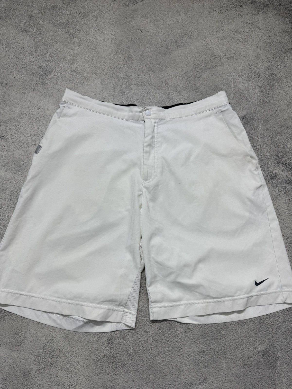 Nike Vintage Y2k Nike Swoosh Nylon Shorts Size US 34 / EU 50 - 2 Thumbnail
