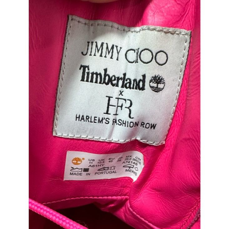 Timberland Jimmy Choo x Timberland Ankle Boots Pink Men’s Size 11 Size US 11 / EU 44 - 6 Thumbnail