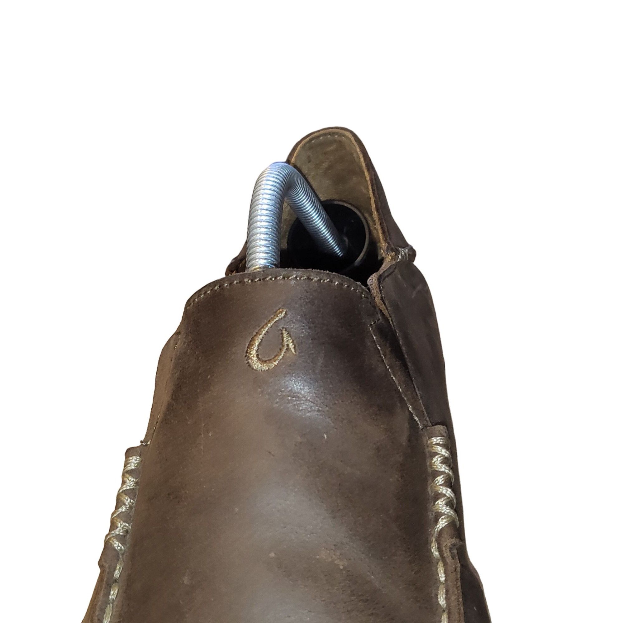 Olukai Olukai Moloa Slip On Shoes Men Sz 10 EU 43 Leather Dark Java Size US 10 / EU 43 - 4 Thumbnail