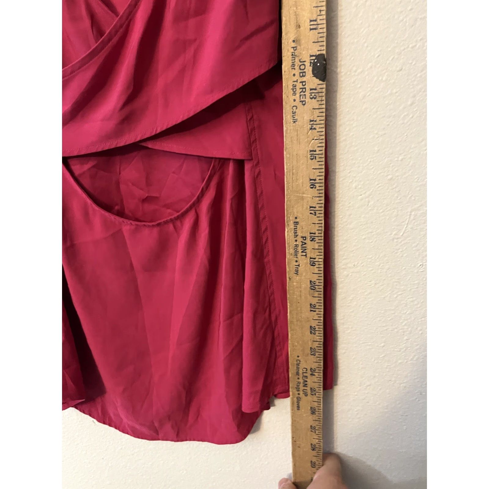 Express Express Blouse Women's Round Neck Sleeveless Cross Back Polyester Small Pink Size S / US 4 / IT 40 - 5 Thumbnail