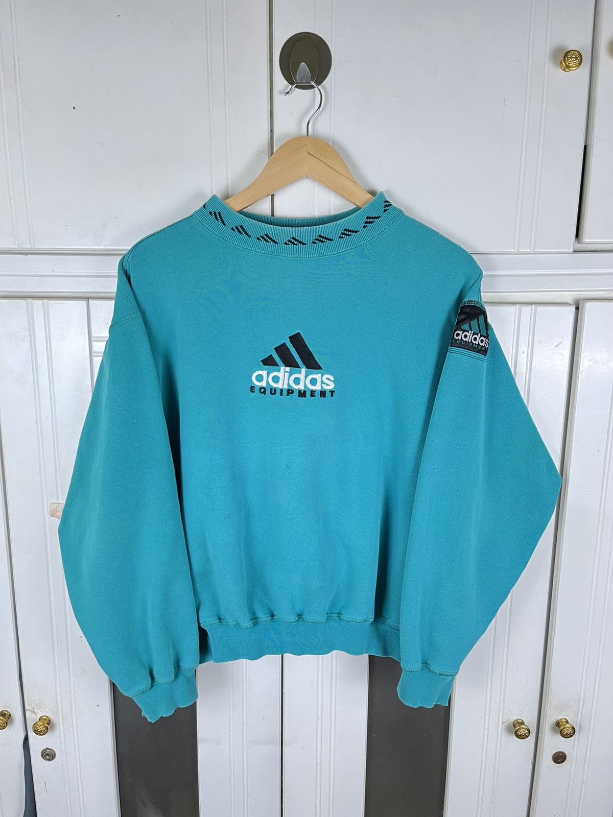 Adidas × Vintage Vintage Adidas Equipment Crewneck Size US M / EU 48-50 / 2 - 1 Thumbnail