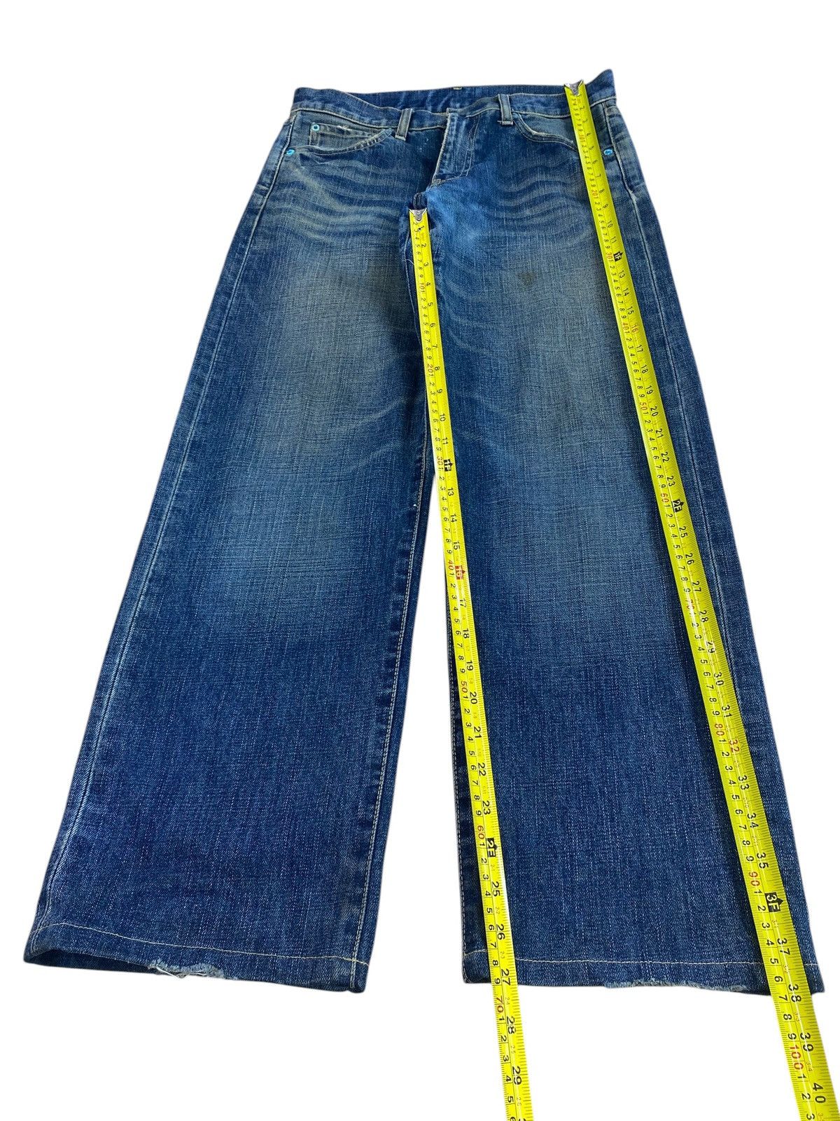 Uniqlo Uniqlo Vintage Faded Wash Style Baggy Jeans Size US 30 / EU 46 - 7 Thumbnail