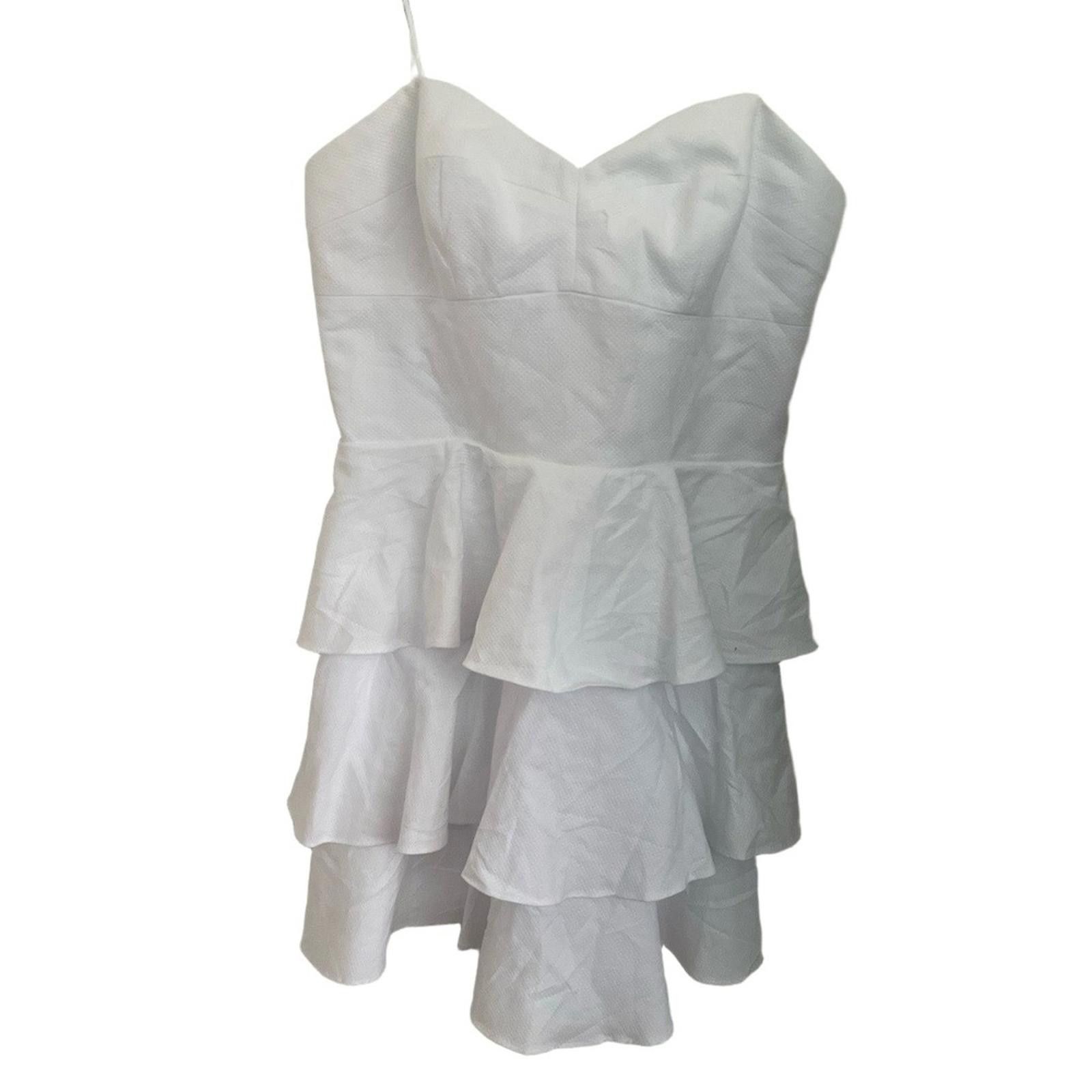 Other AMANDA UPRICHARD Mini L Tiered Strapless Sweetheart NWOT Size L / US 10 / IT 46 - 4 Thumbnail