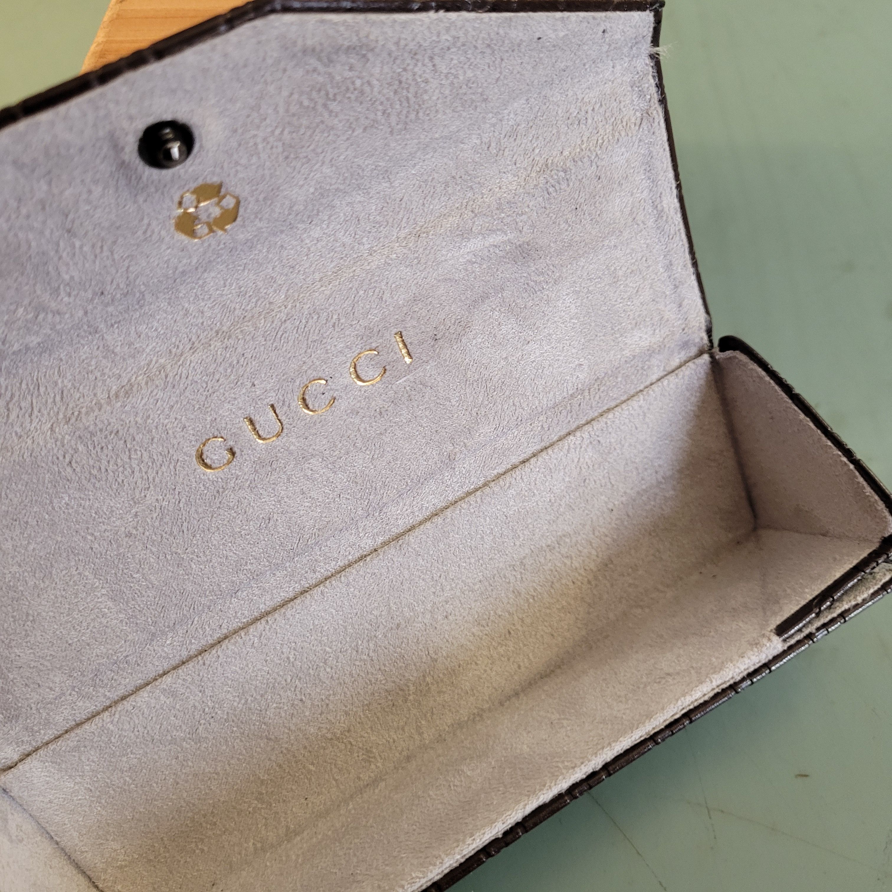 Gucci Gucci Glasses Sunglasses Case Micro G Embossed Size ONE SIZE - 9 Thumbnail