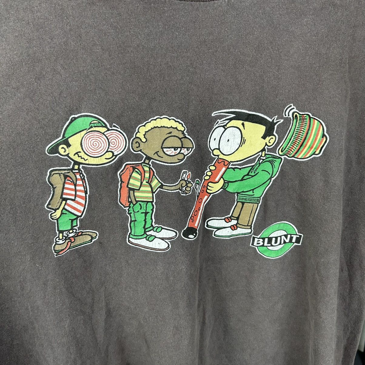 Vintage Blunt graphic tee Size US L / EU 52-54 / 3 - 2 Thumbnail