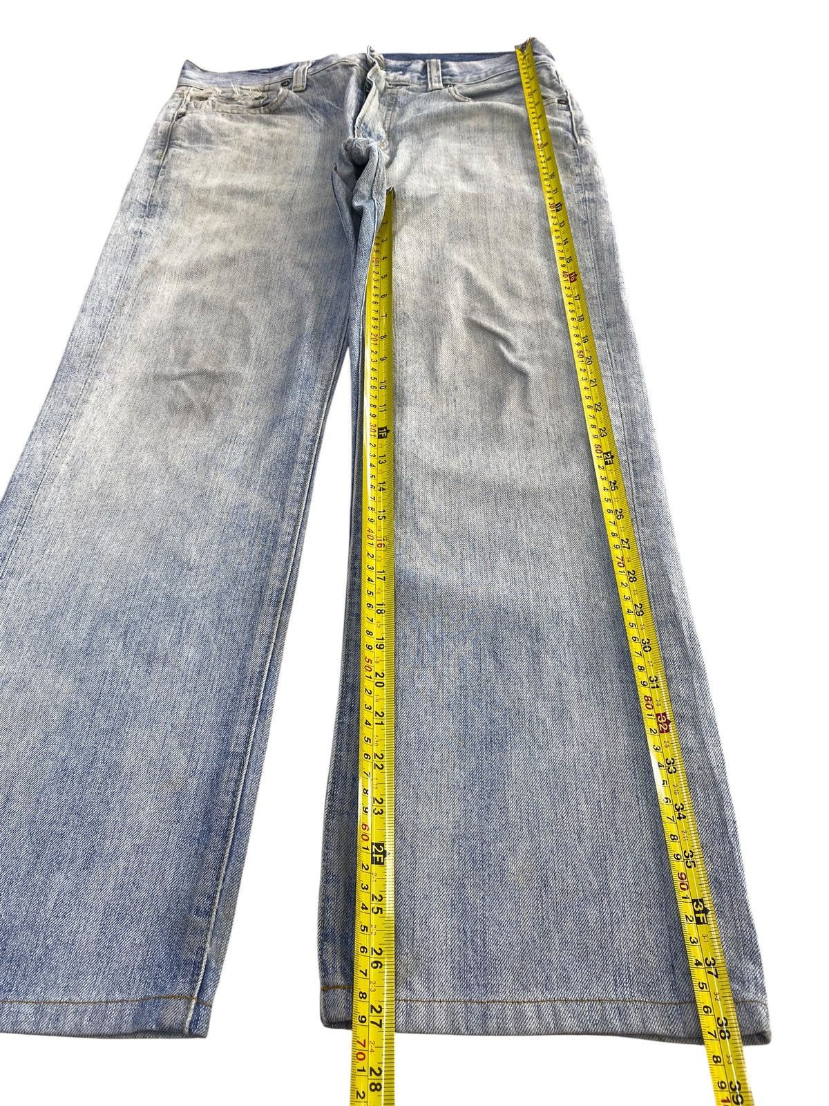 Uniqlo Uniqlo Acid Light Wash Style Regular Fit Jeans Size US 32 / EU 48 - 7 Thumbnail