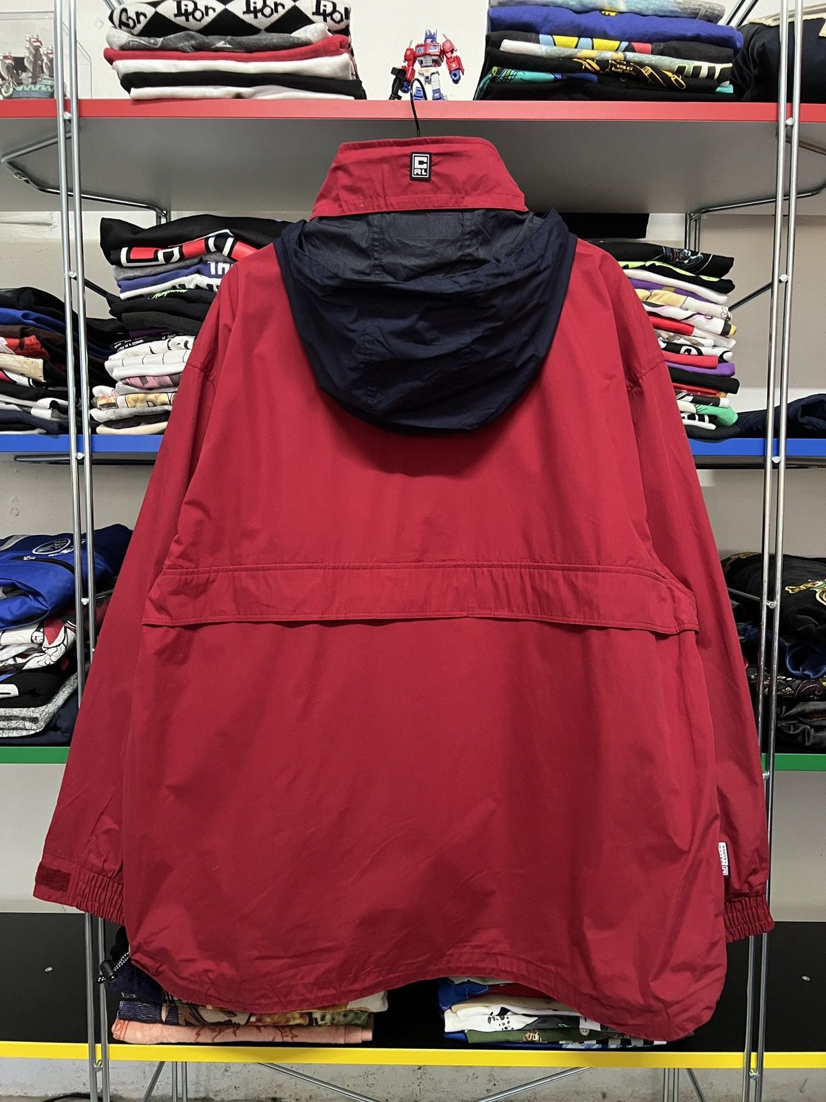 Chaps Ralph Lauren Vintage 90s Chaps Ralph Lauren Anorak Hoodie Jacket Size US XL / EU 56 / 4 - 2 Thumbnail