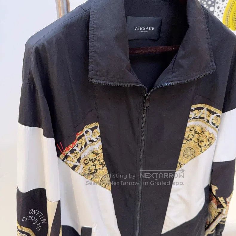 Versace Versace Main line color-blocked zipper coach jacket jacket Size US M / EU 48-50 / 2 - 1 Thumbnail