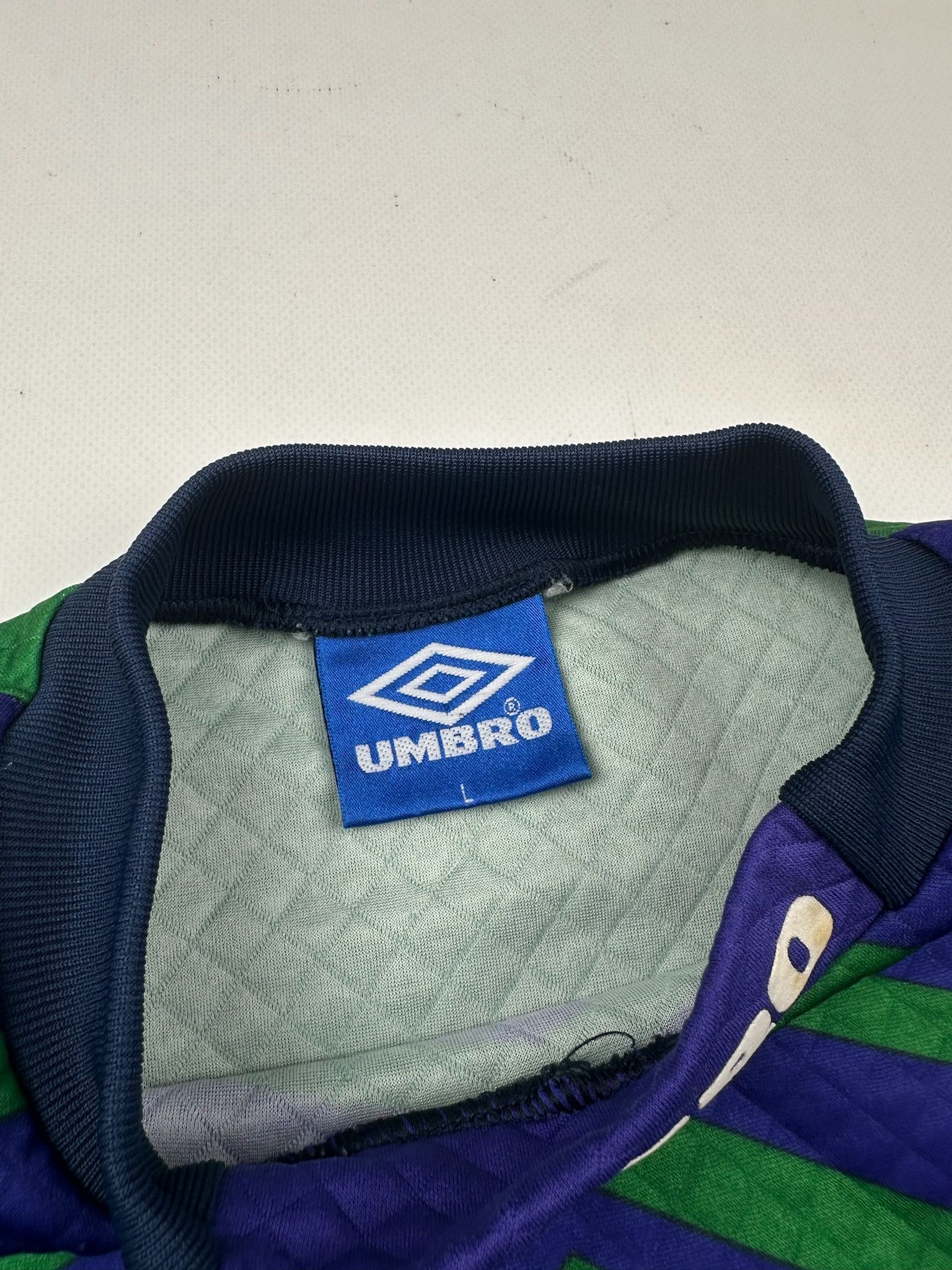Band Tees 90’s Umbro Liam Gallagherv acid galkeeper jersey rave Size US L / EU 52-54 / 3 - 5 Thumbnail