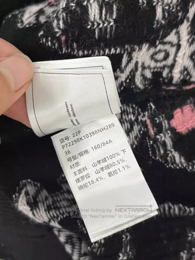Chanel Chanel Colourful letter logo cashmere sweater Size XS / US 0-2 / IT 36-38 - 6 Thumbnail