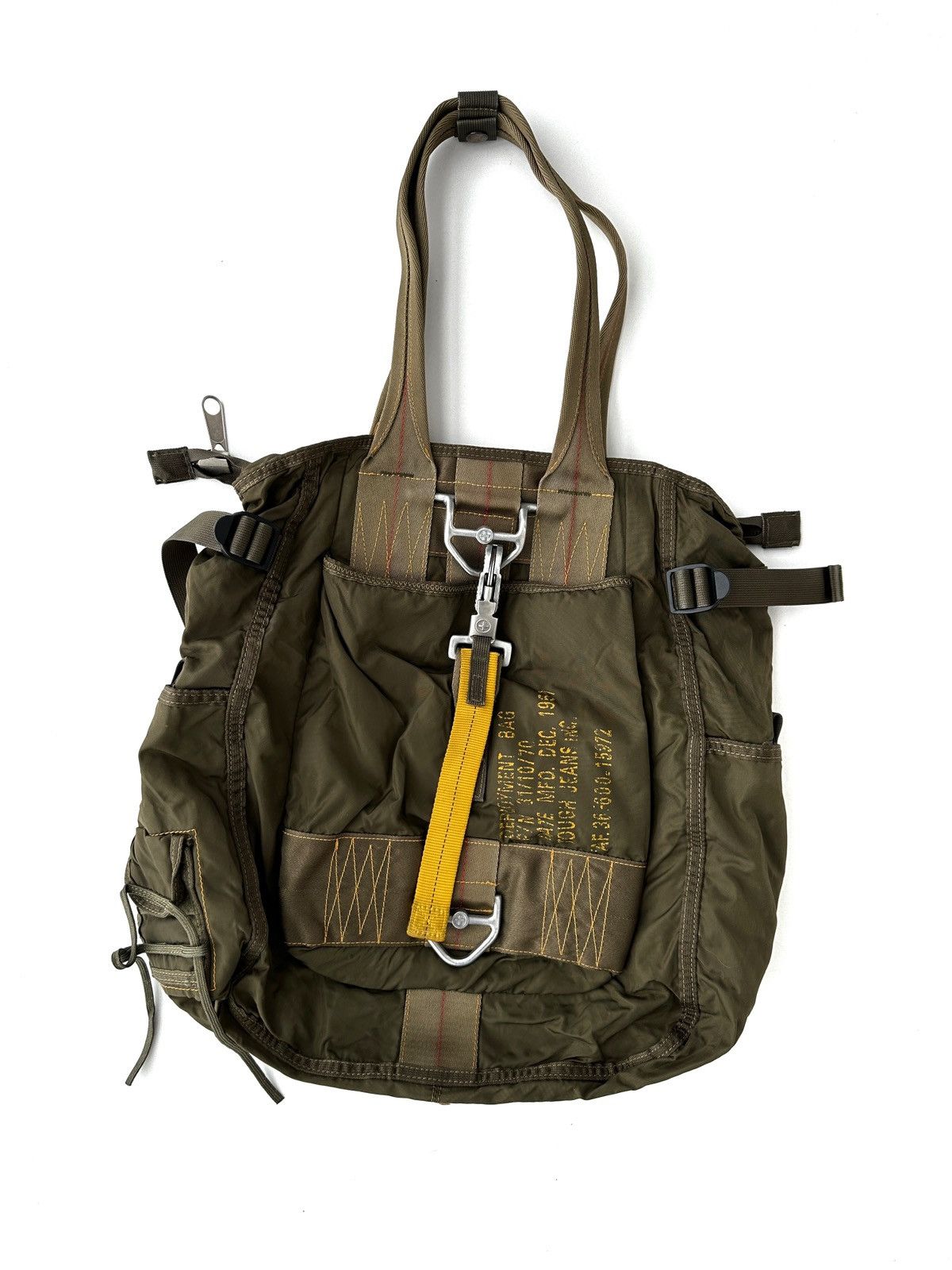 image of Tough Jeans Smith Military Bag in Khaki, Men's