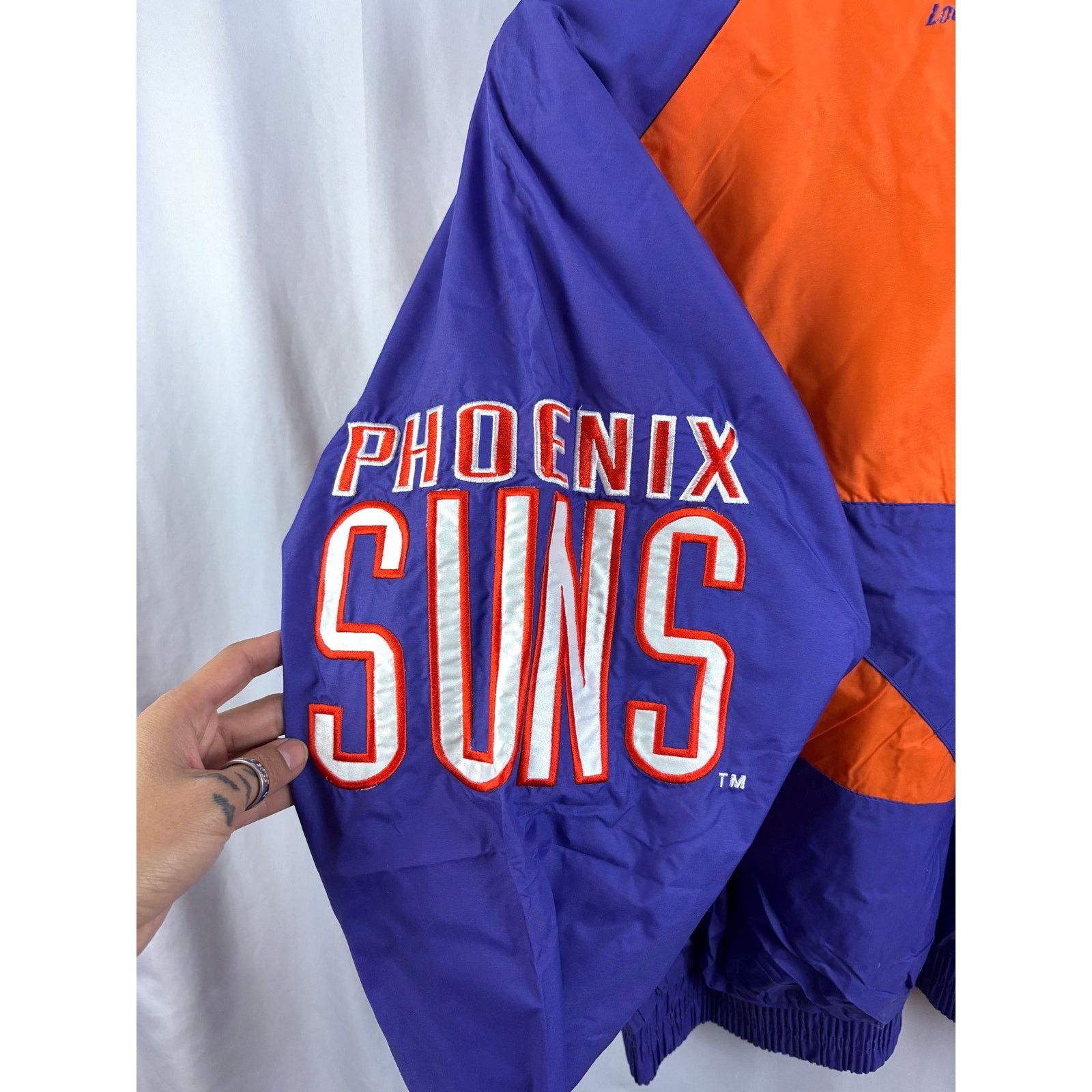 Logo Athletic Phoenix Suns Sharktooth Windbreaker Jacket L NWT Vintage 90s Size US L / EU 52-54 / 3 - 6 Thumbnail