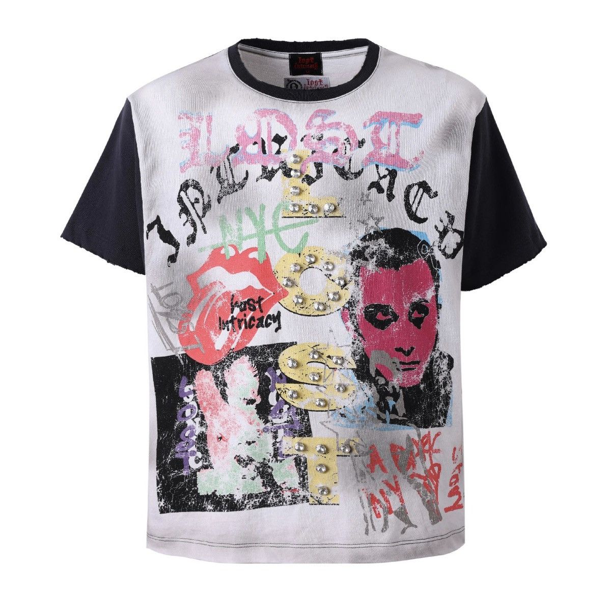 LOST INTRICACY Lost Intricacy 'Midnight Empire' White Tee Size US XL / EU 56 / 4 - 1 Thumbnail