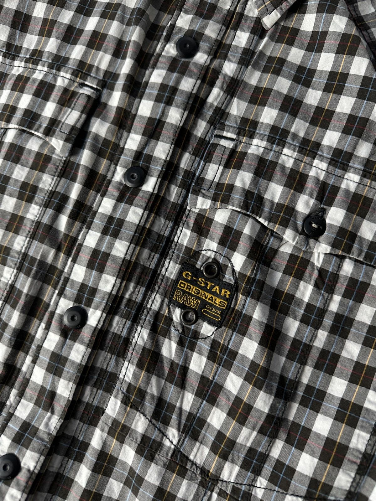 G-Star 🚨VINTAGE BIG LOGO G STAR RAW LONGSLEEVE SHIRT ZIP PEARL Size US M / EU 48-50 / 2 - 5 Thumbnail