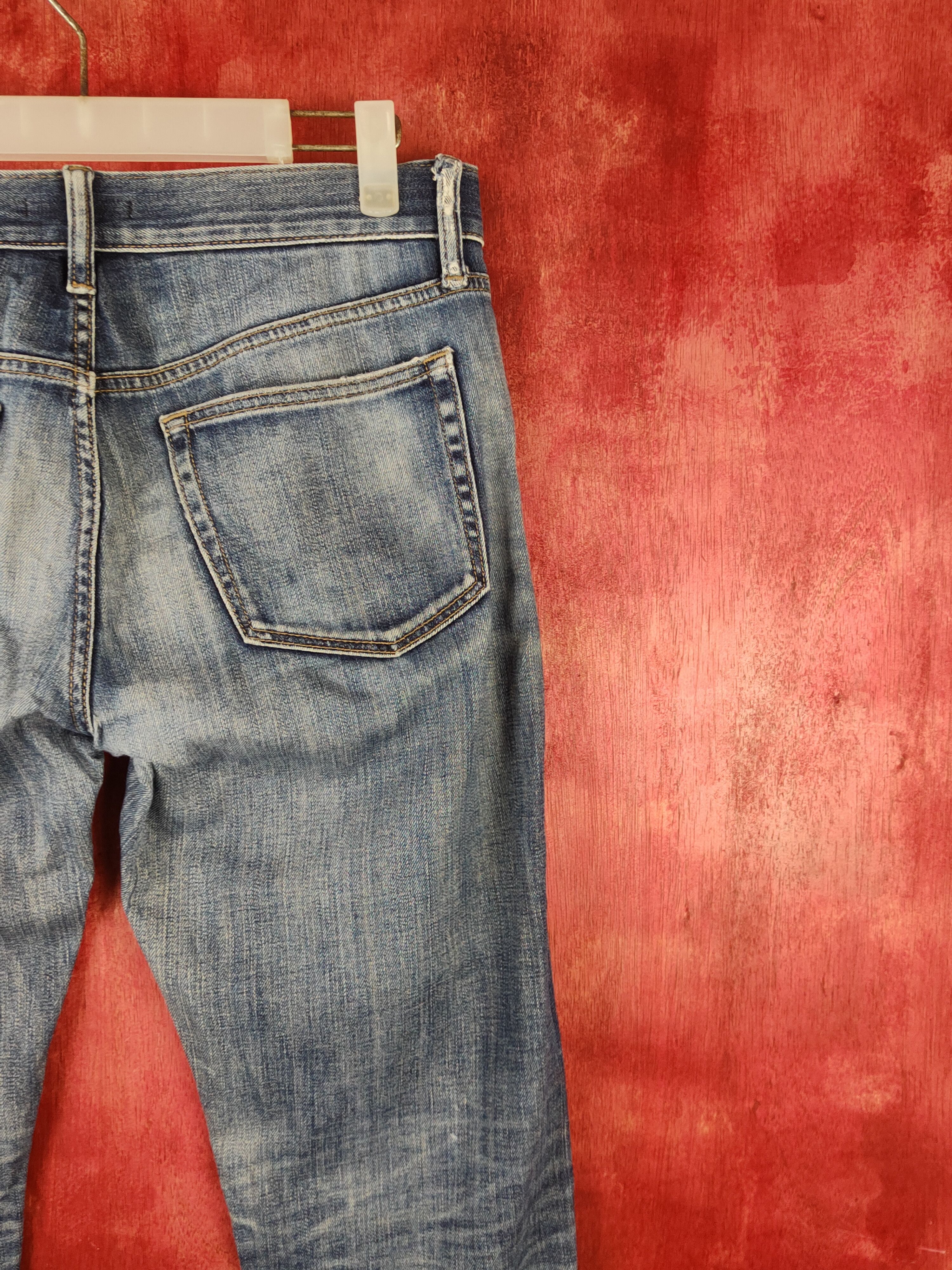 Japanese Brand Uniqlo japan vintage Blue jeans Denim Pants #S1369 Size US 32 / EU 48 - 10 Thumbnail