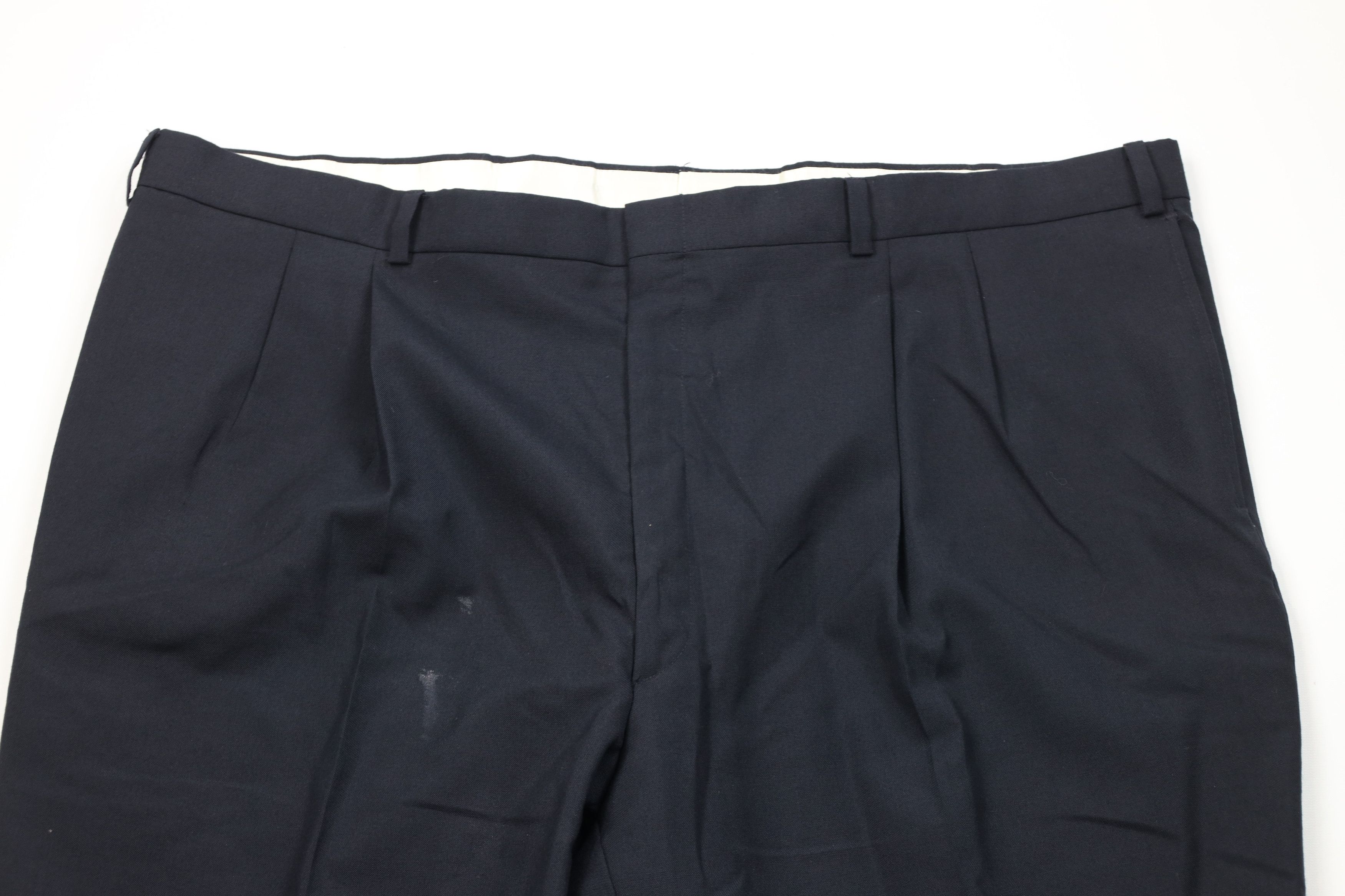 Vintage Vintage 90s Streetwear Wool Knit Wide Leg Chino Pants USA Size US 44 / EU 60 - 2 Thumbnail