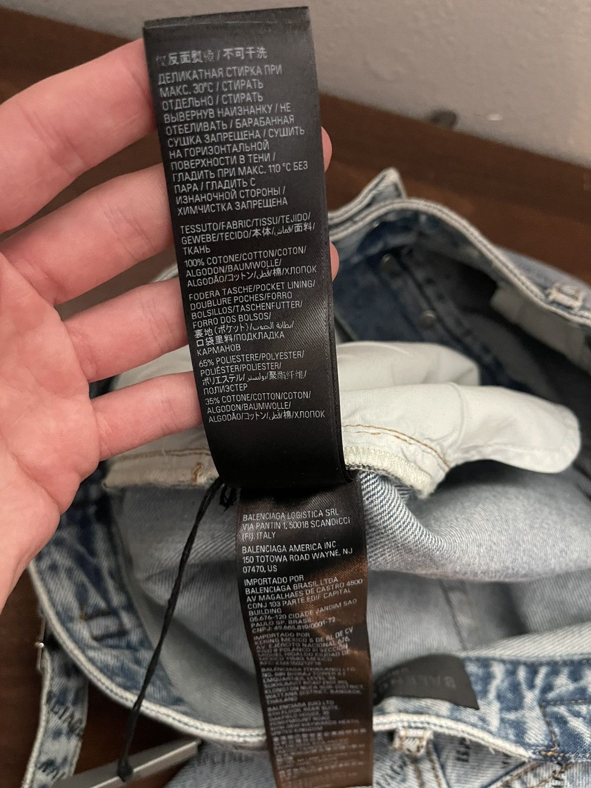 Balenciaga Balenciaga Stencil Print Jeans Size US 30 / EU 46 - 6 Thumbnail