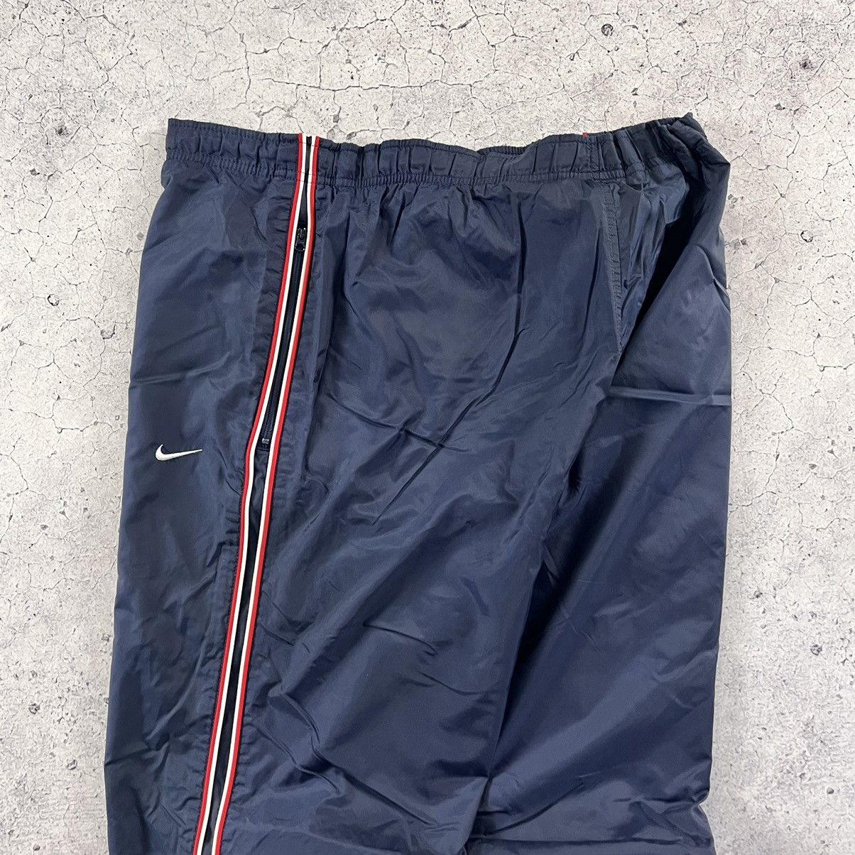 Nike × Vintage Nike Vintage Track Pants Nylon Y2K Drill Streetwear Swoosh Size US 34 / EU 50 - 4 Thumbnail