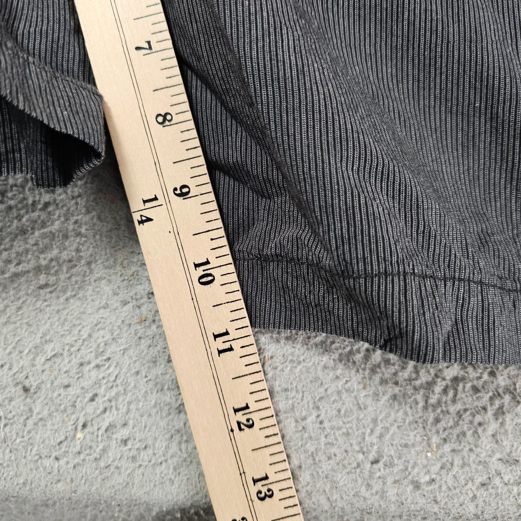 Liz Claiborne Claiborne Chino Shorts Mens 38 Black Stripe Cotton Flat Front 11" Inseam Easy Care Breathable Size US 38 / EU 54 - 6 Thumbnail