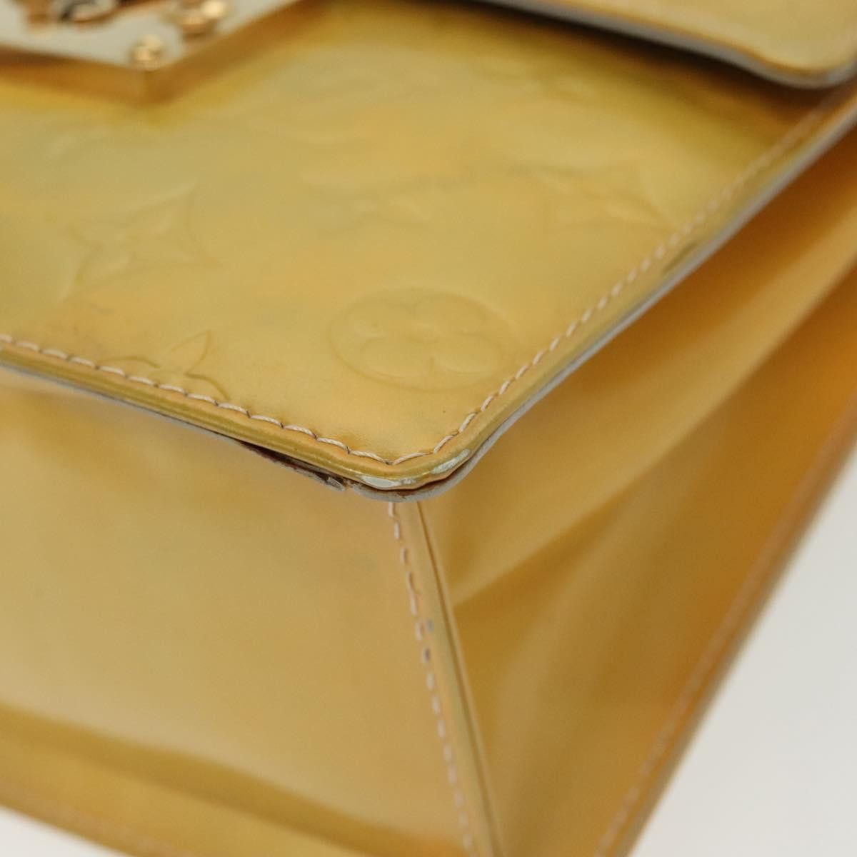 Louis Vuitton LOUIS VUITTON Monogram Vernis Spring Street Hand Bag Gris Size ONE SIZE - 15 Thumbnail