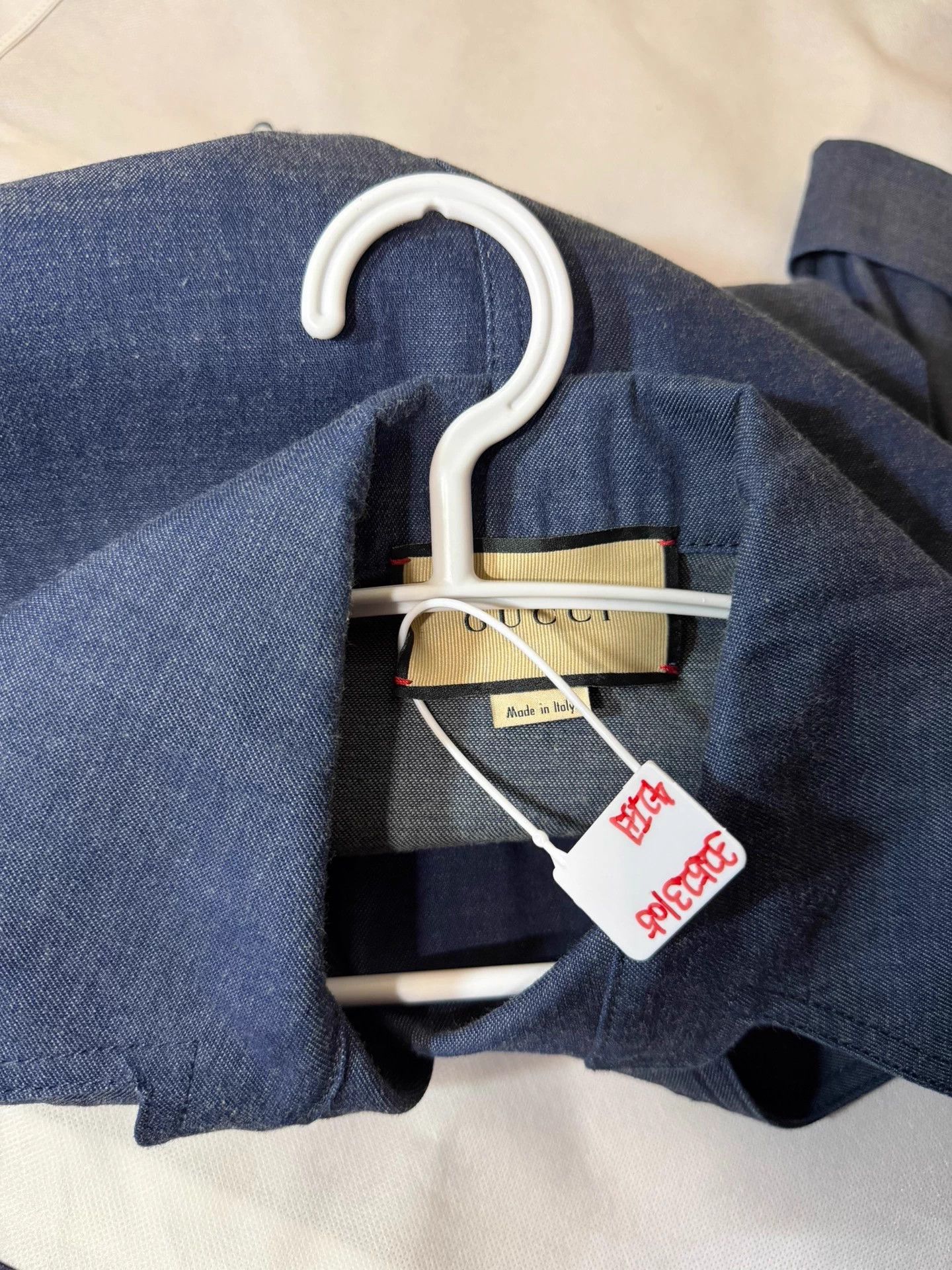 Gucci Gucci Slim Fit 3/4 Sleeve Denim Jacket 42 Size M / US 6-8 / IT 42-44 - 3 Thumbnail