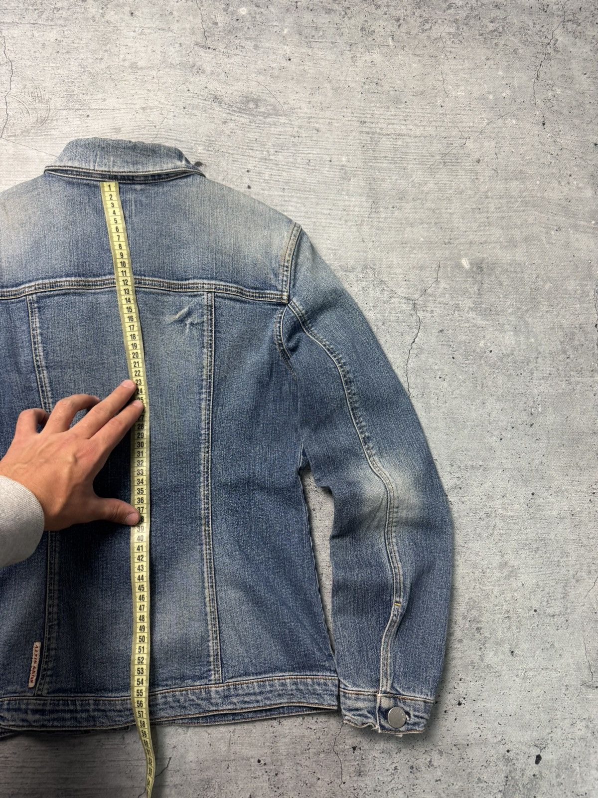 Miss Sixty Vintage Y2K Miss Sixty Denim Biker Jacket Washed Avantgarde Size L / US 10 / IT 46 - 12 Thumbnail