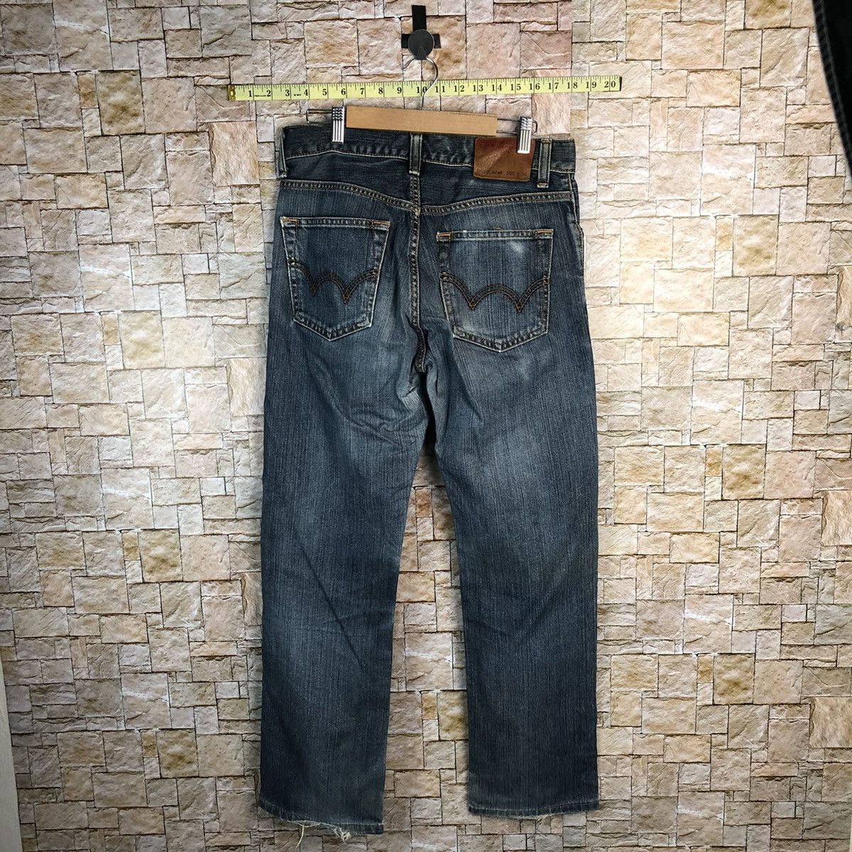 Edwin 503 Edwin Premium vintage faded Blue Denim Pants #7599 Size US 30 / EU 46 - 14 Thumbnail