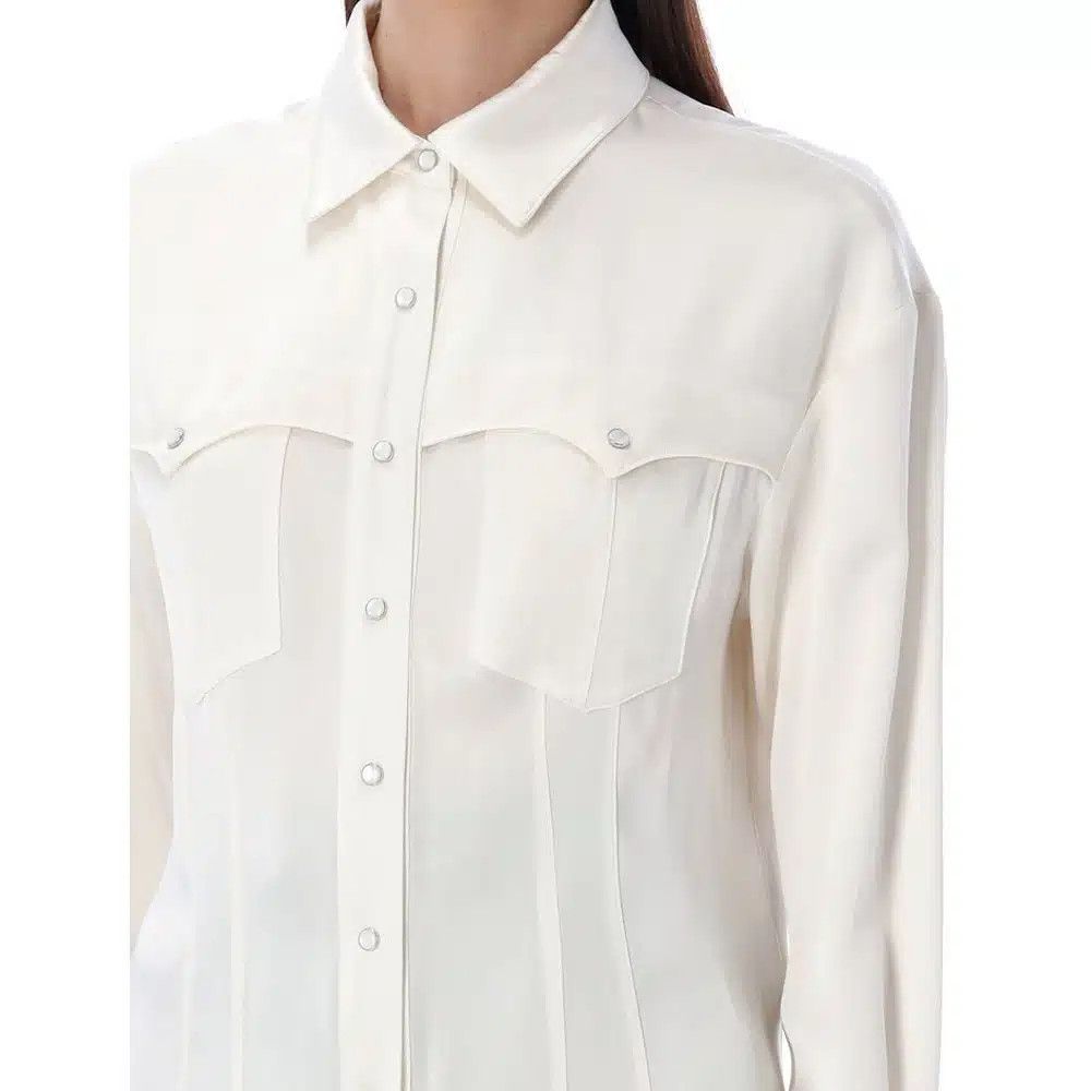 Tom Ford o1loc1c1224 CAD026 Shirt in White Size S / US 4 / IT 40 - 2 Thumbnail