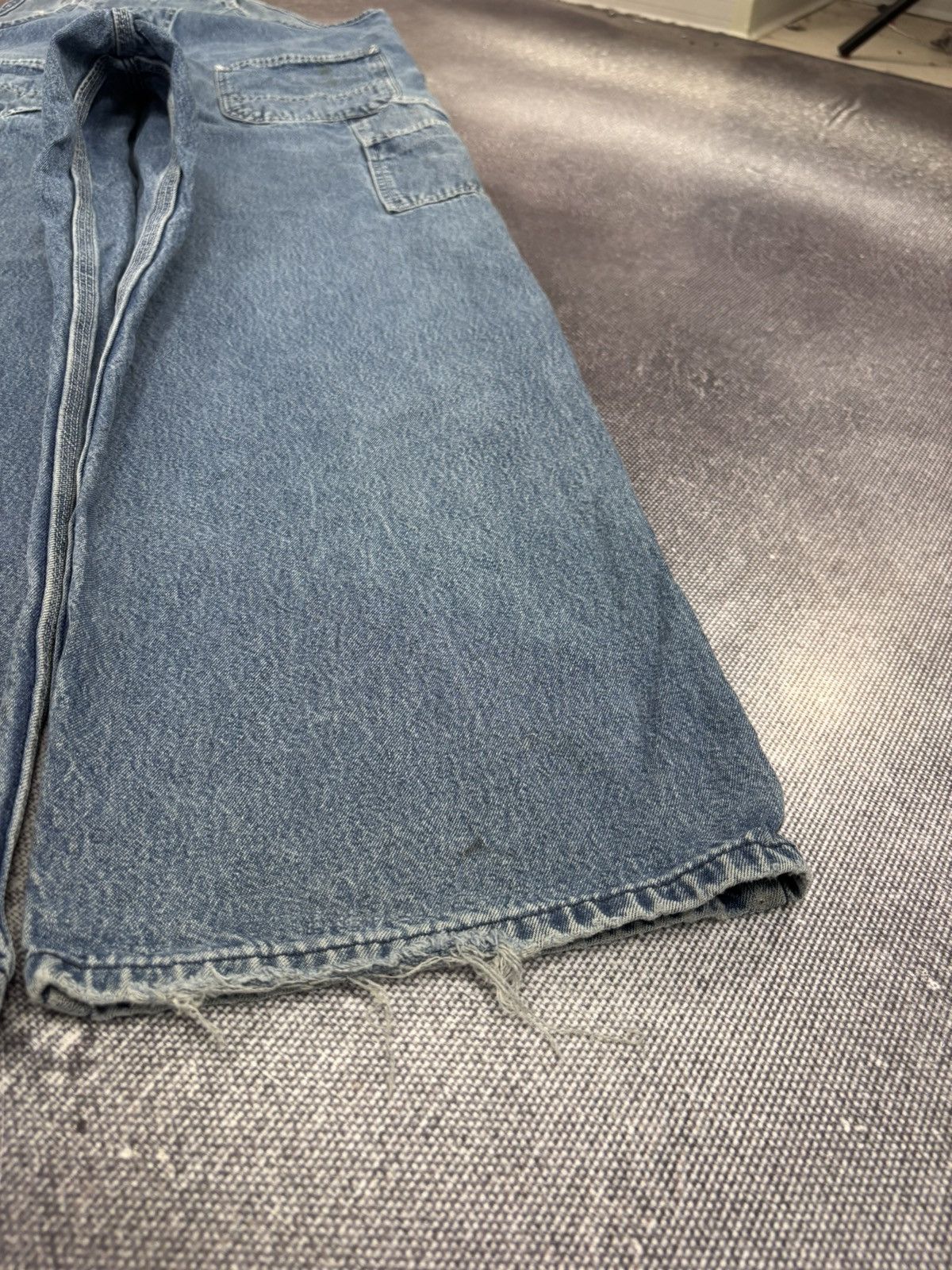 Carhartt Vintage Carhartt Blue Denim Bib Overalls R08 DNM Carpenter Size US 38 / EU 54 - 13 Thumbnail