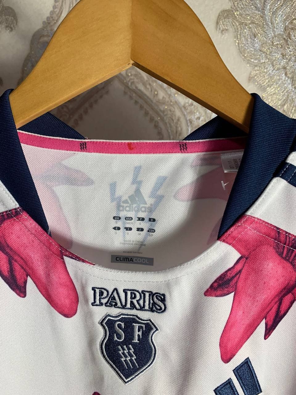 Adidas VERY RARE ADIDAS STADE FRANCAIS PARIS SF RUGBY JERSEY Y2K Size US S / EU 44-46 / 1 - 5 Thumbnail