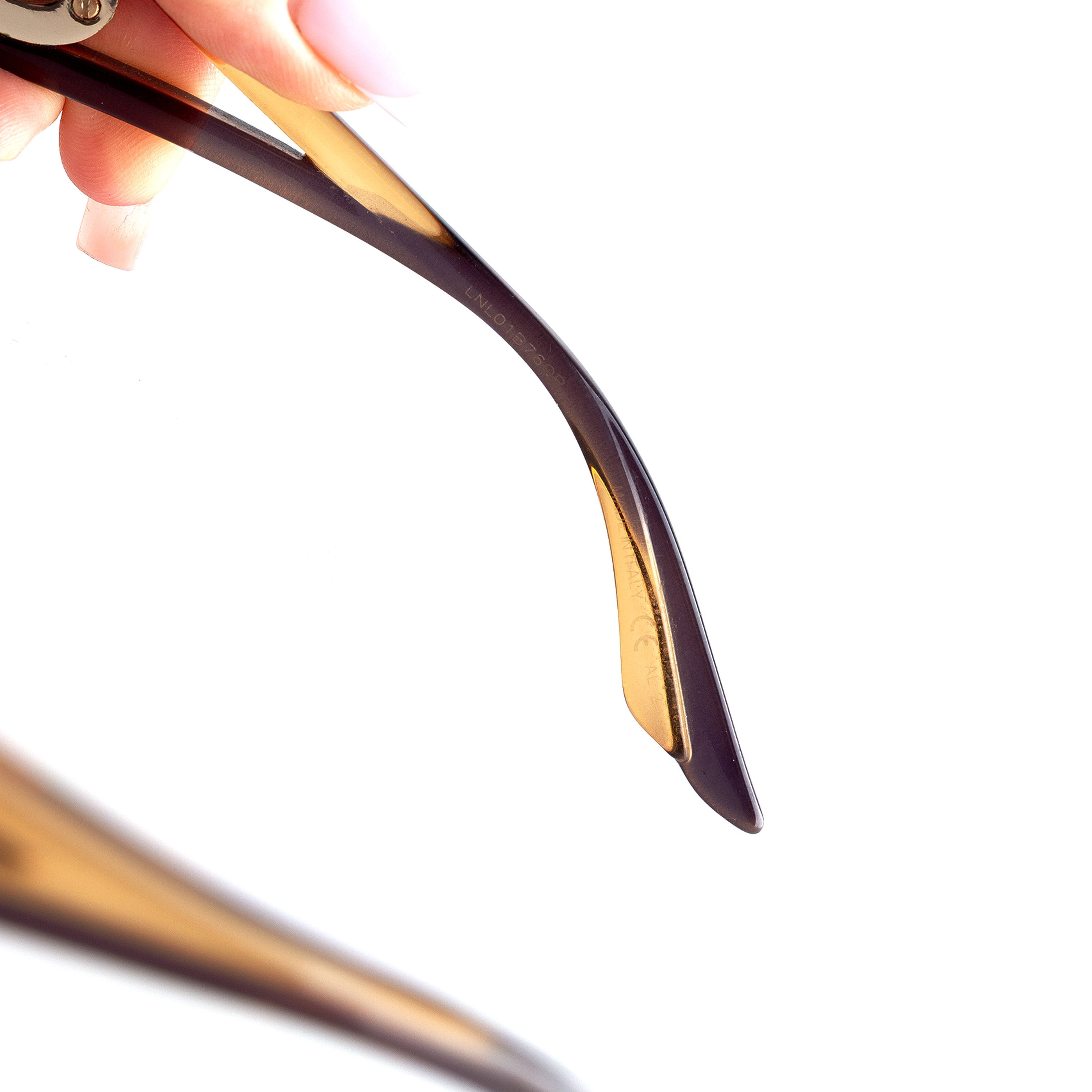 Dior Christian Dior Volute 2 LNLO1B76OP Brown Vintage Sunglasses Size ONE SIZE - 6 Thumbnail