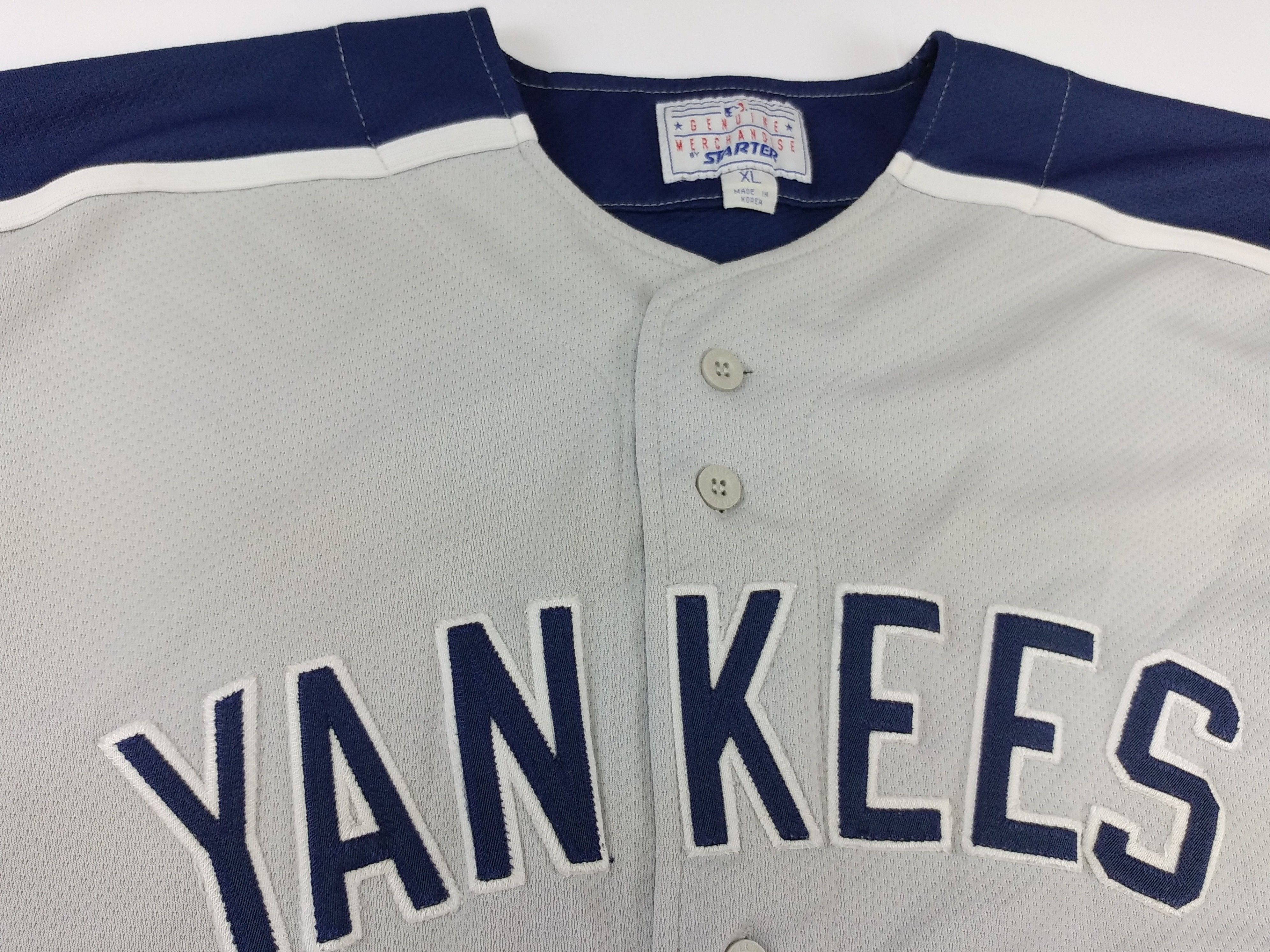 Starter MLB New York Yankees jersey, vintage baseball t-shirt 90s XL Size US XL / EU 56 / 4 - 6 Thumbnail