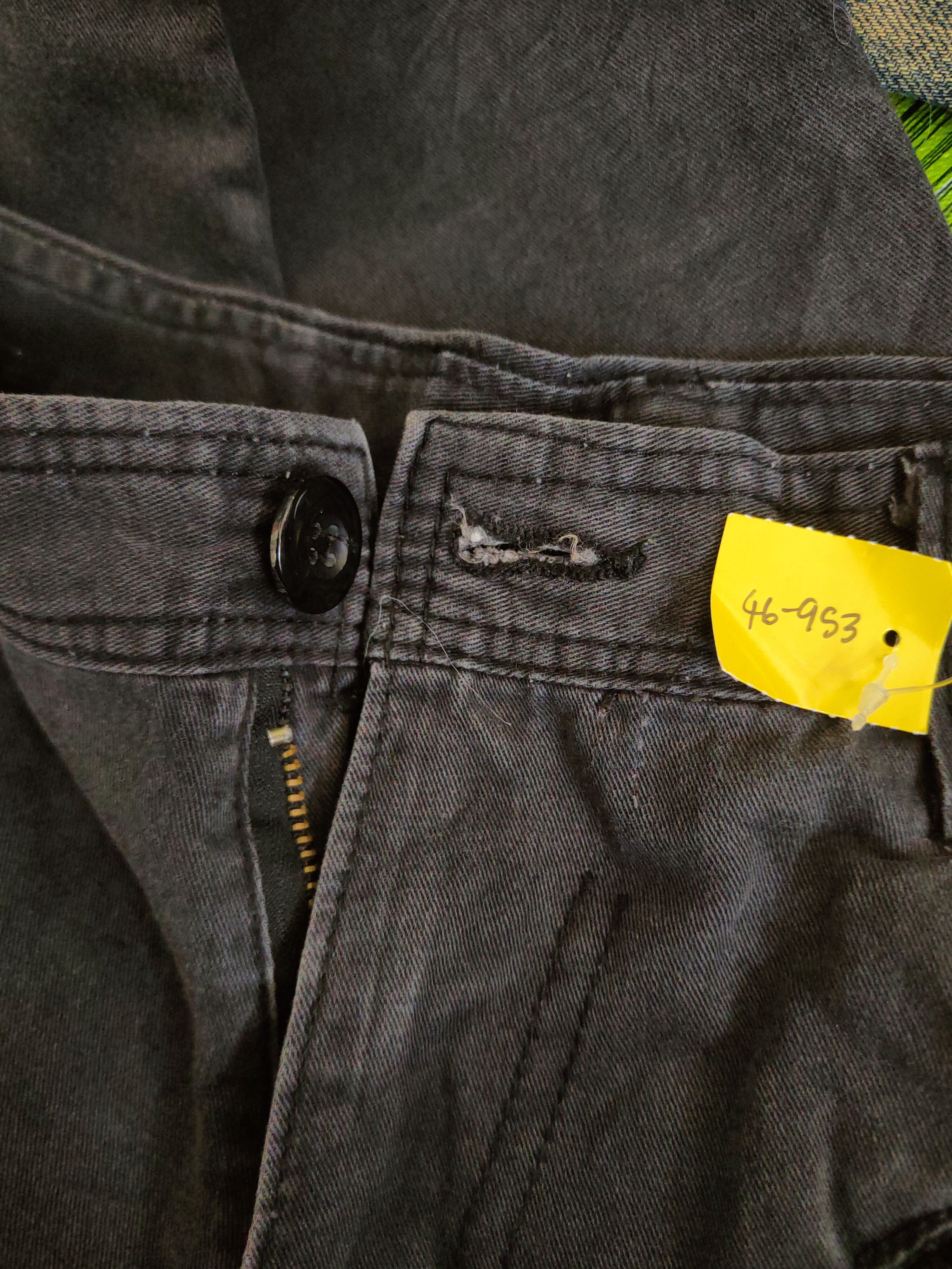 Japanese Brand DL Japan faded Black utility tactical Cargo Pants #46-953 Size US 32 / EU 48 - 14 Thumbnail